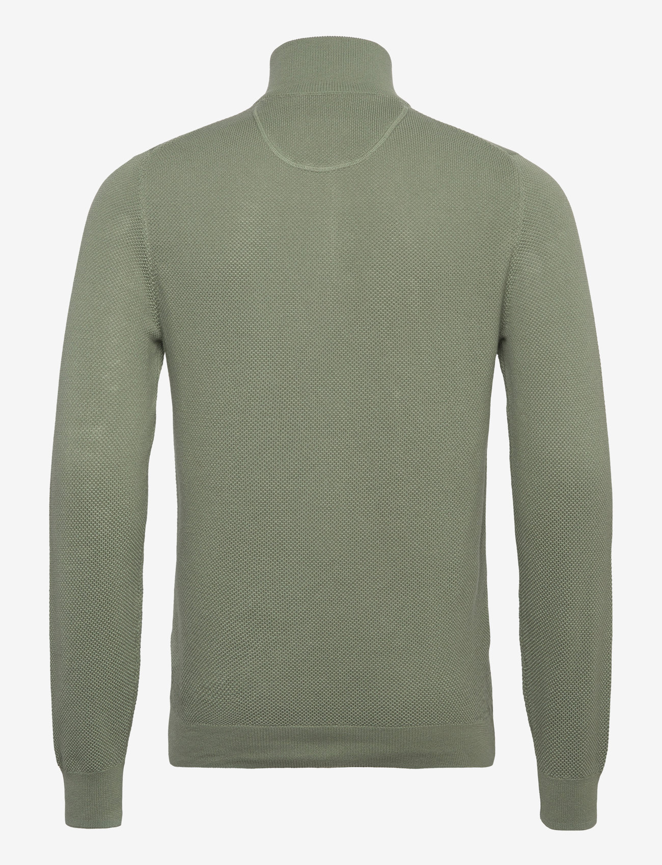 Gant - COTTON PIQUE HALF ZIP - halfzip strik - kalamata green - 1
