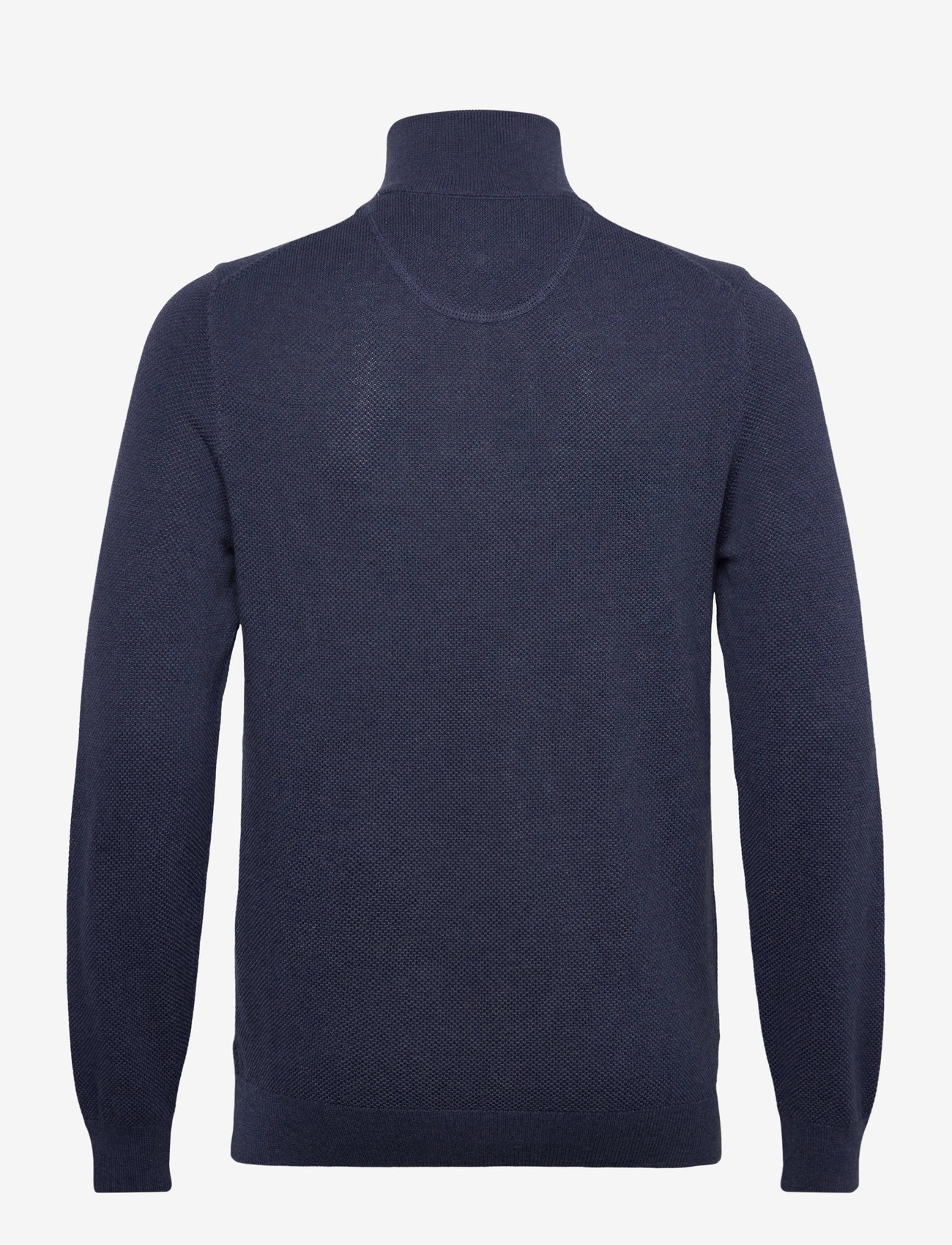 GANT - COTTON PIQUE HALF ZIP - half zip-tröjor - marine melange - 1