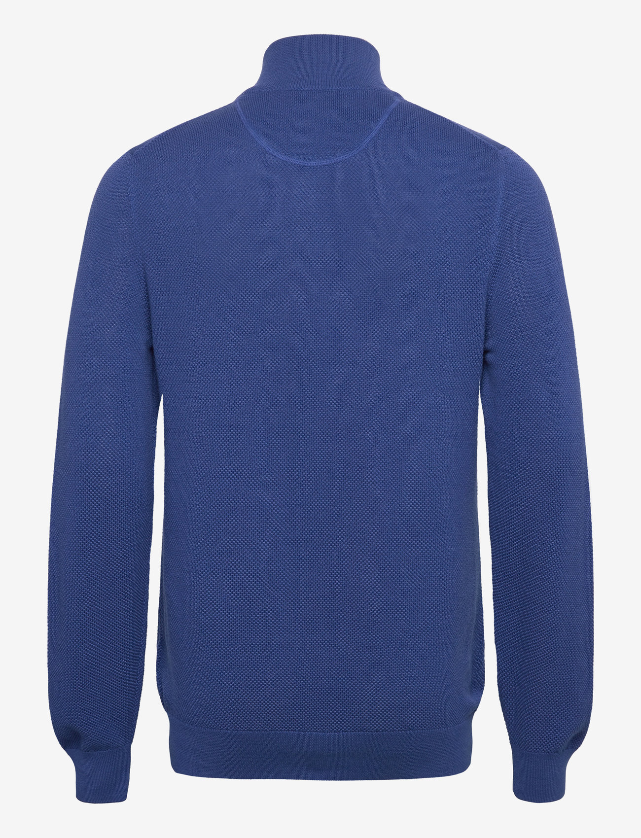 GANT - COTTON PIQUE HALF ZIP - swetry zapinane do połowy - rich blue - 1
