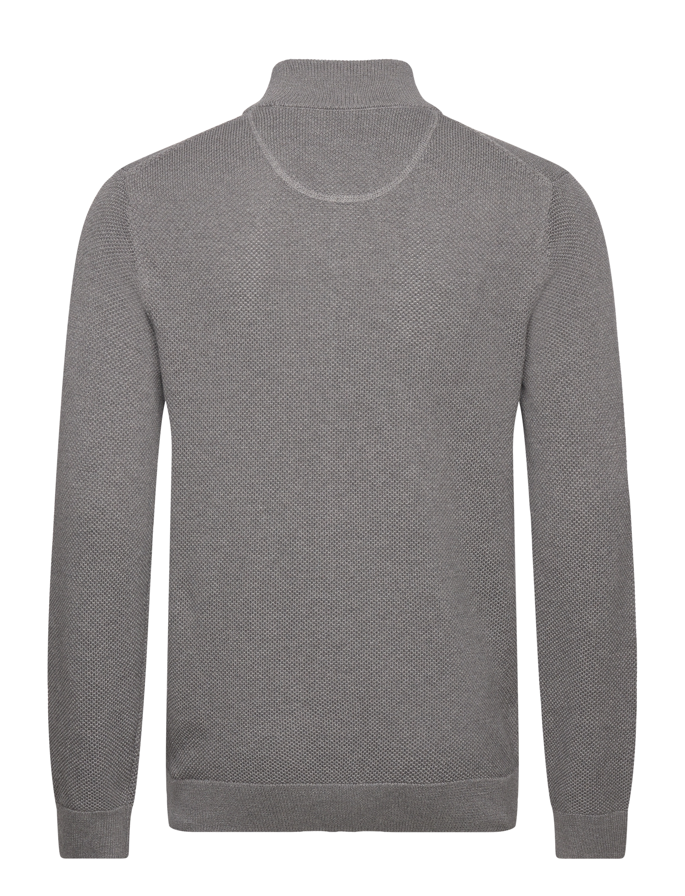 Gant - COTTON PIQUE ZIP CARDIGAN - fullzip strik - dark grey melange - 2