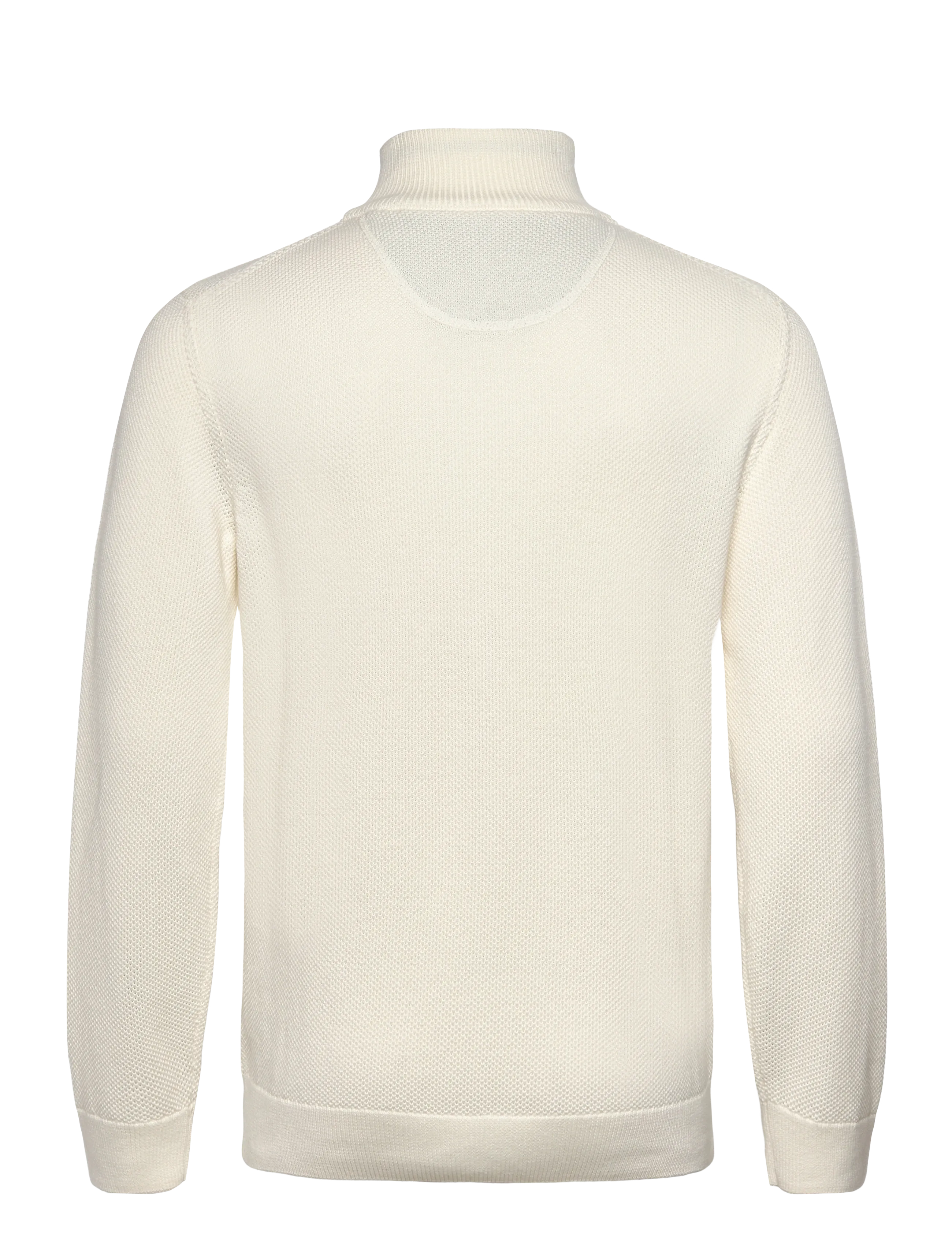 Gant - COTTON PIQUE ZIP CARDIGAN - geburtstagsgeschenke - eggshell - 1