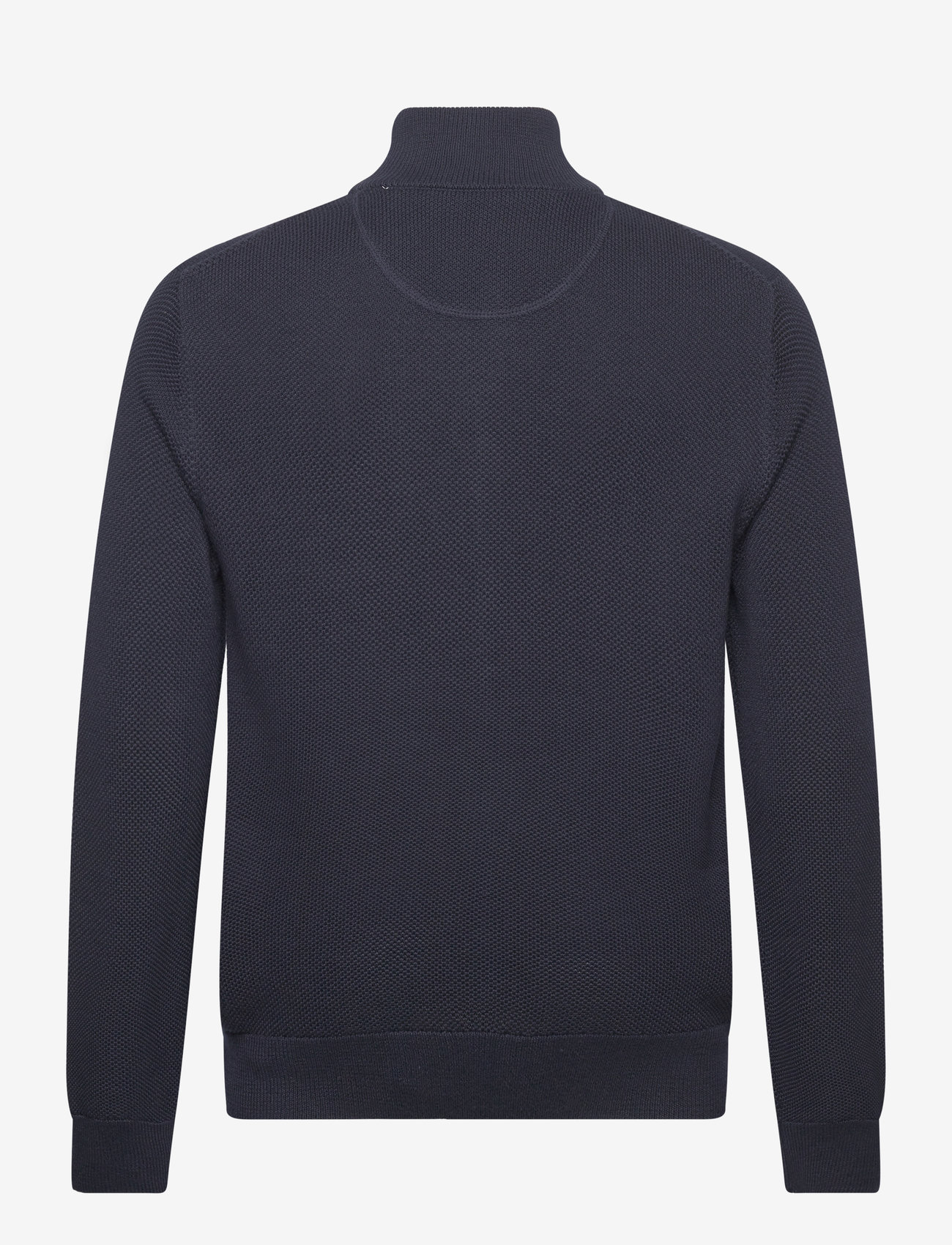 GANT - COTTON PIQUE ZIP CARDIGAN - fullzip strik - evening blue - 2