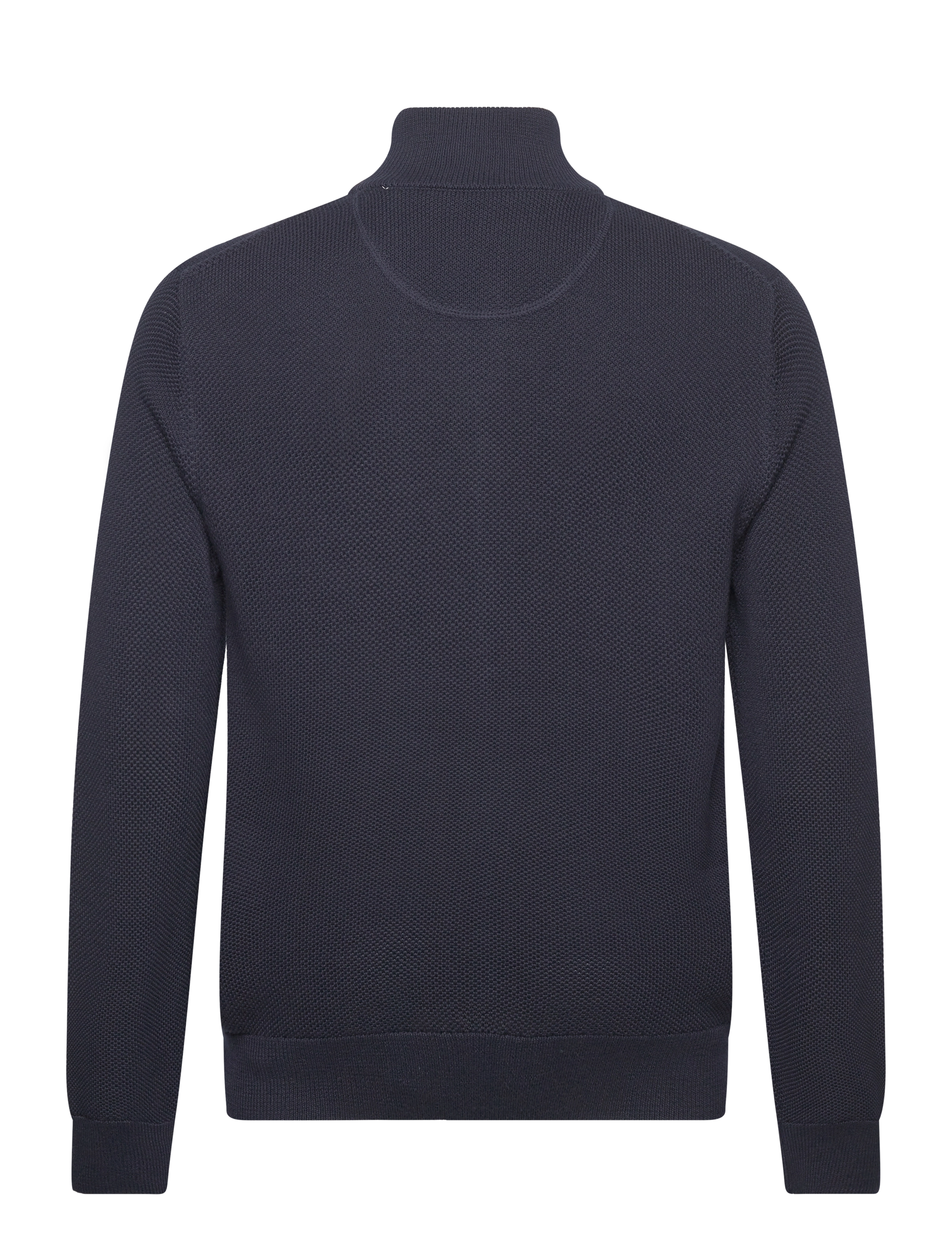 Gant - COTTON PIQUE ZIP CARDIGAN - full zip strik - evening blue - 2