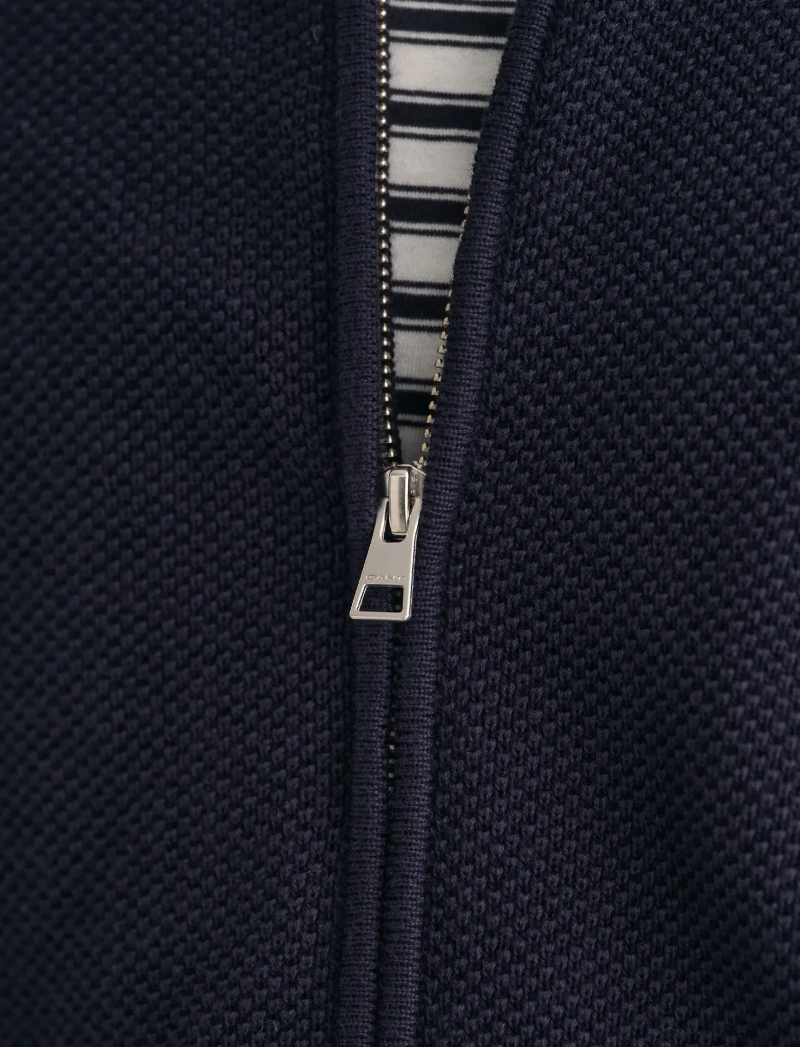 Gant Cotton Pique Zip Cardigan herr – bild 7
