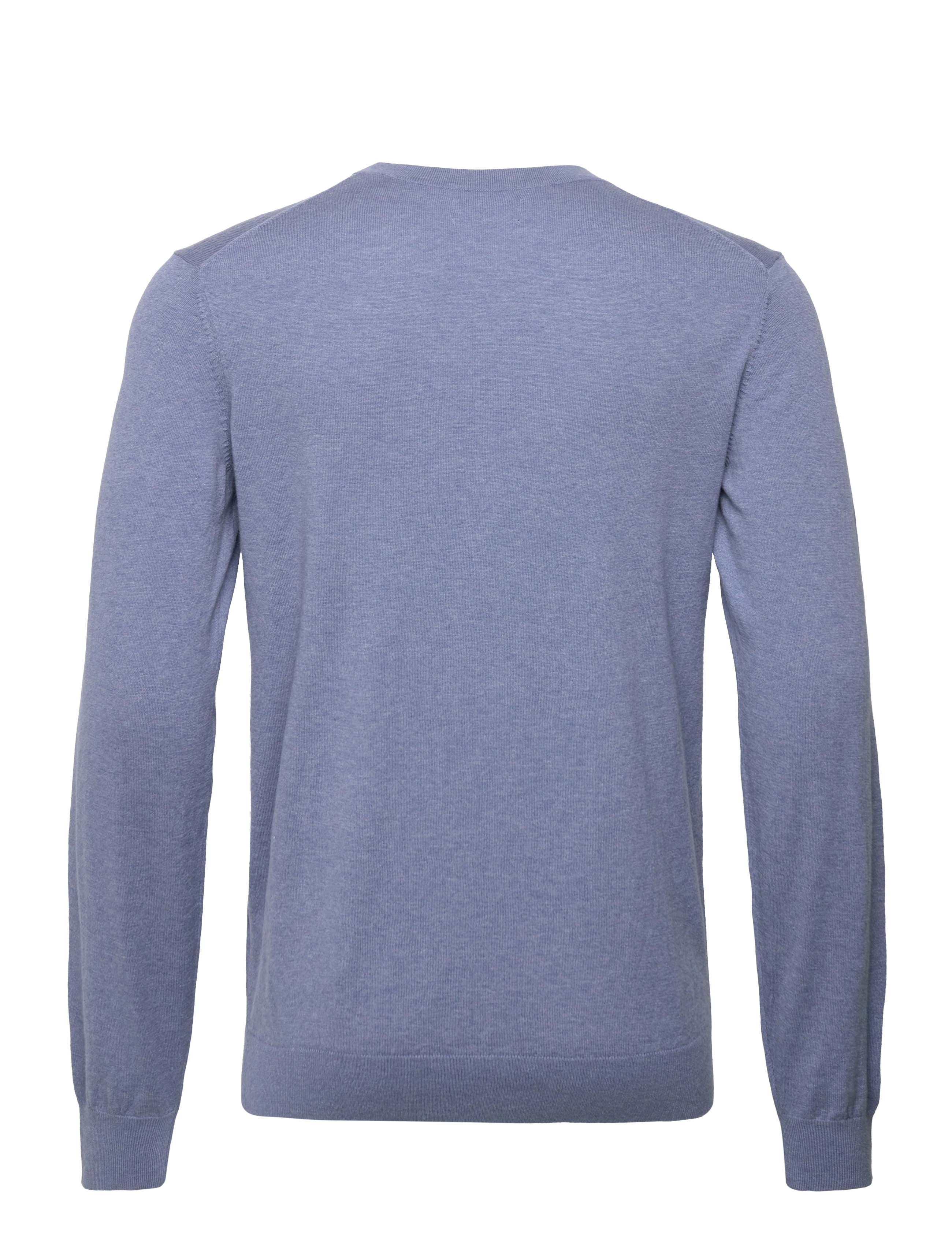 GANT - COTTON CASHMERE C-NECK - denim blue mel - 1