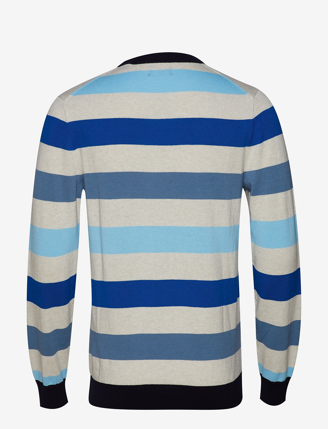 GANT - D1. MULTI COLORED STRIPE CREW - coronet blue - 1