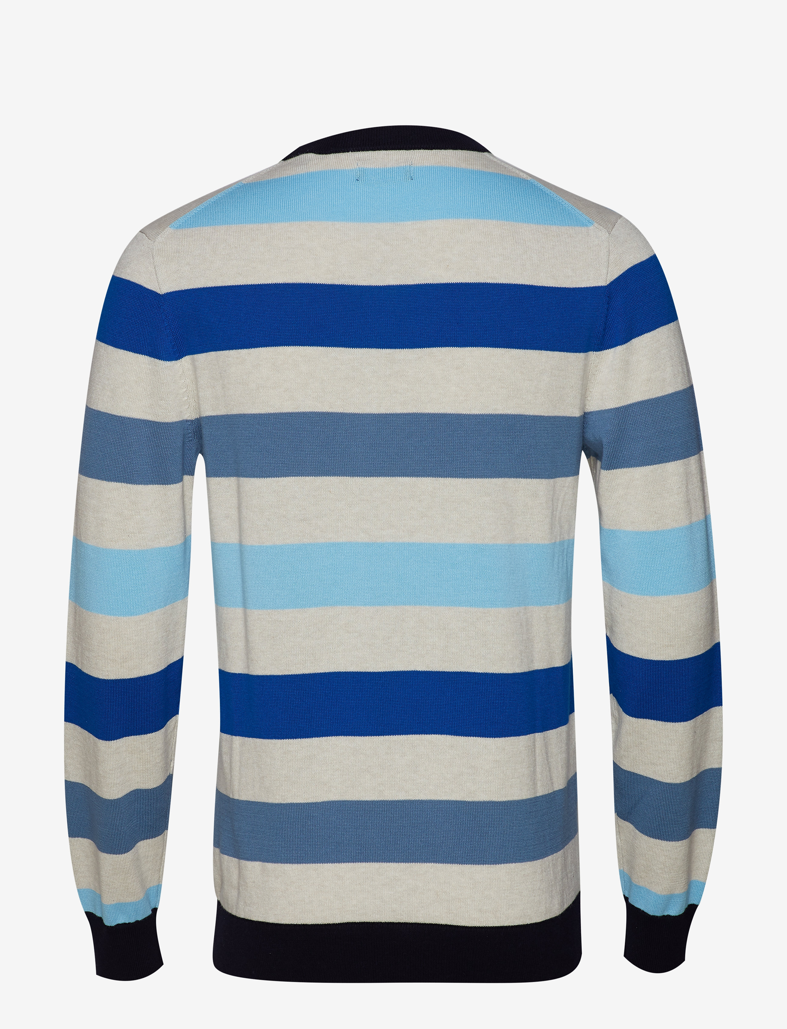GANT - D1. MULTI COLORED STRIPE CREW - coronet blue - 1