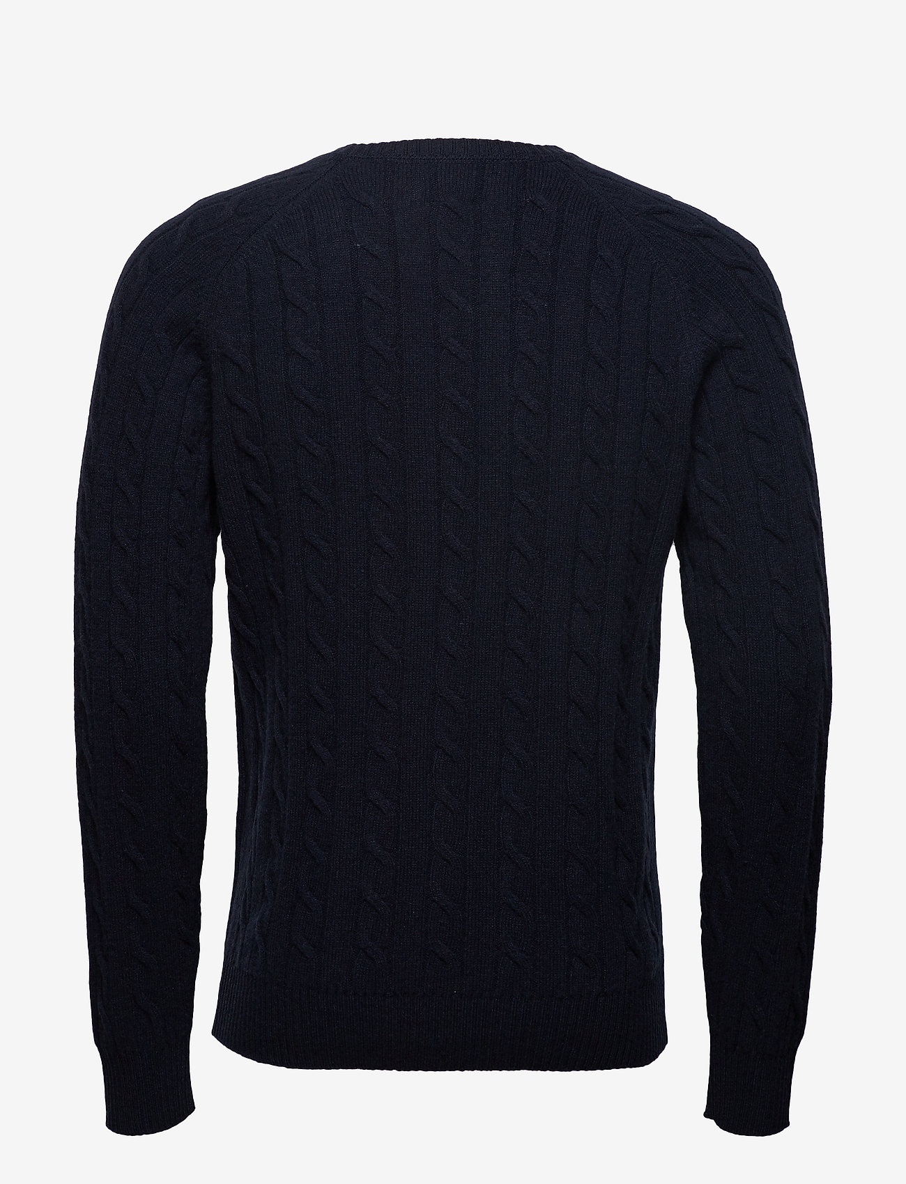 GANT - D2. LAMBSWOOL CABLE CREW - evening blue - 1