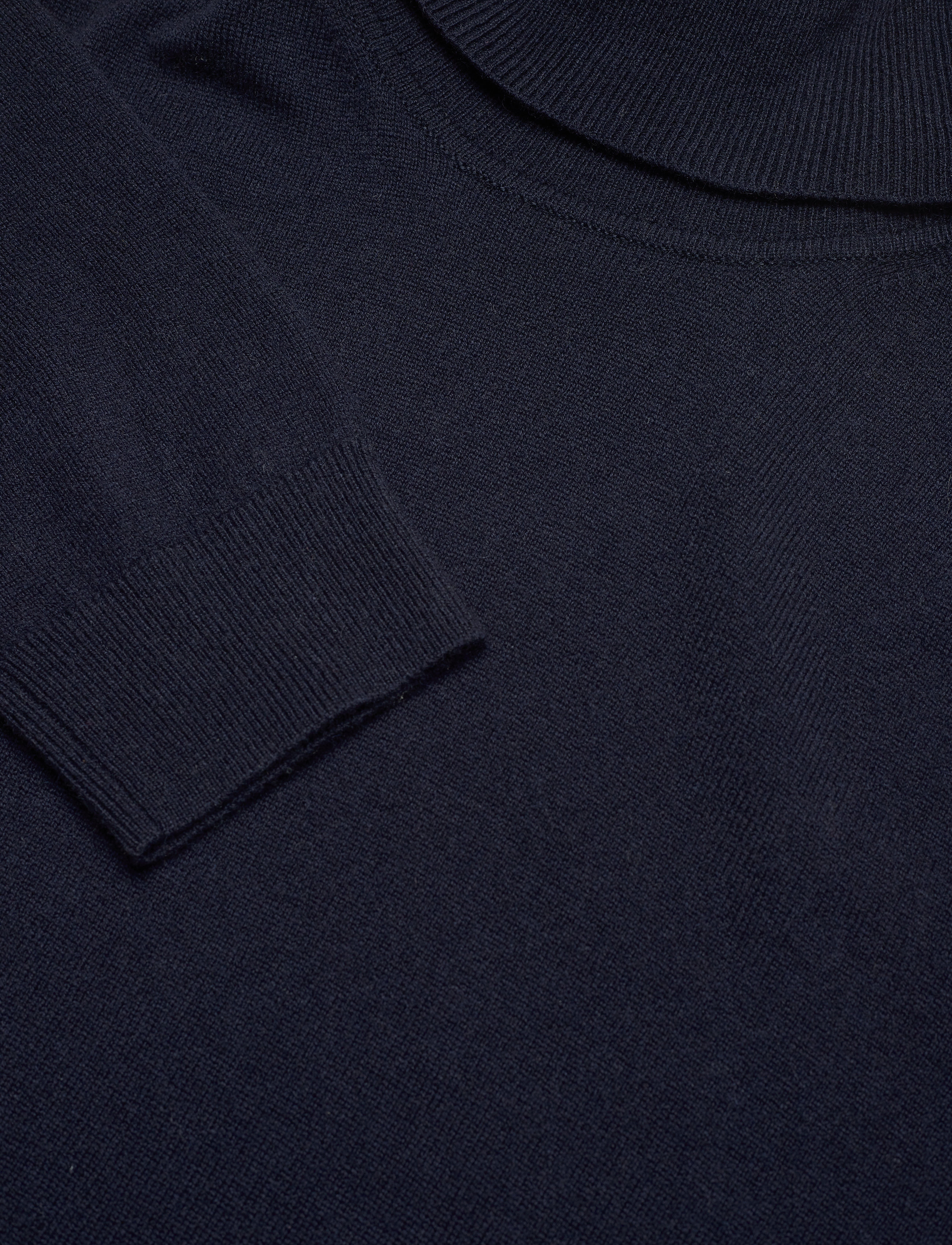 GANT - D1. WOOL CASHMERE TURTLENECK - evening blue - 2