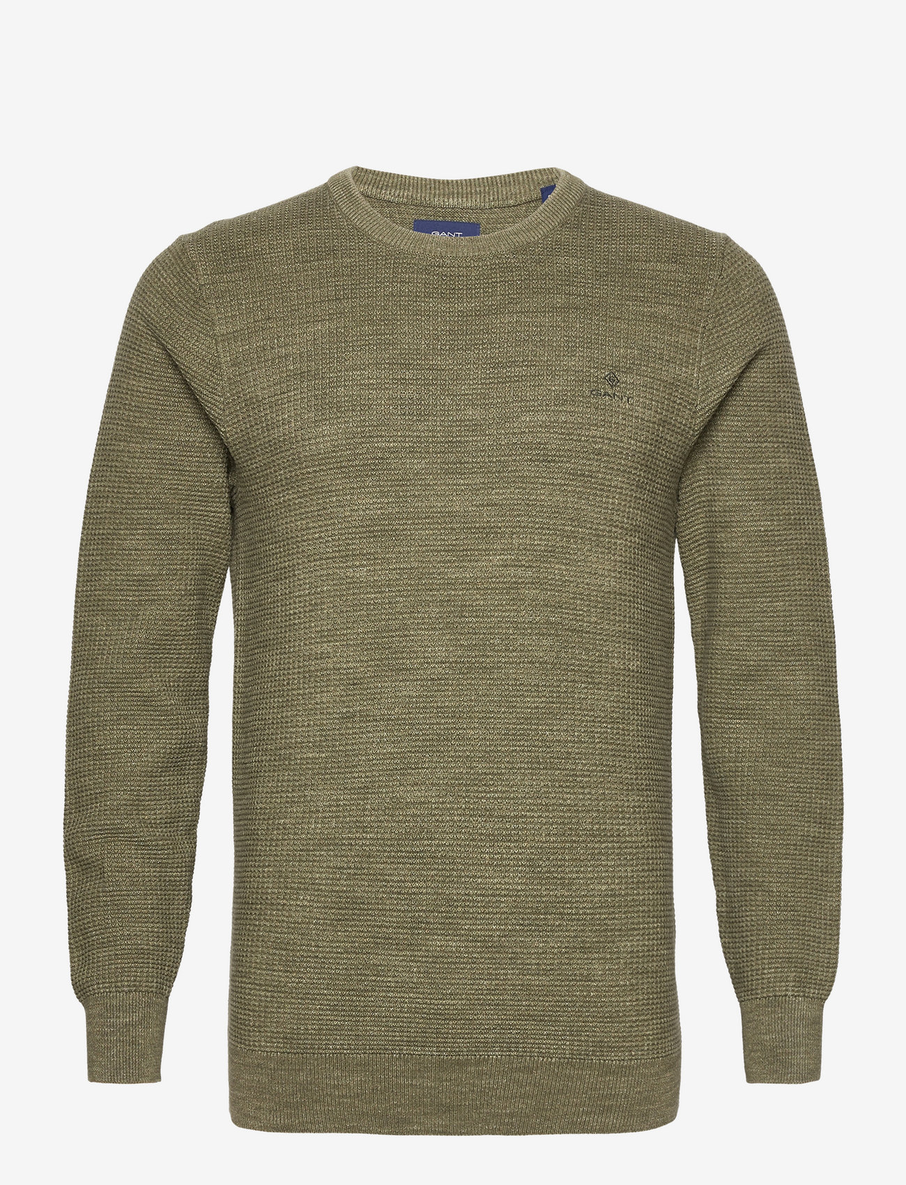 GANT - D2. SUNFADED C-NECK - juniper green - 0