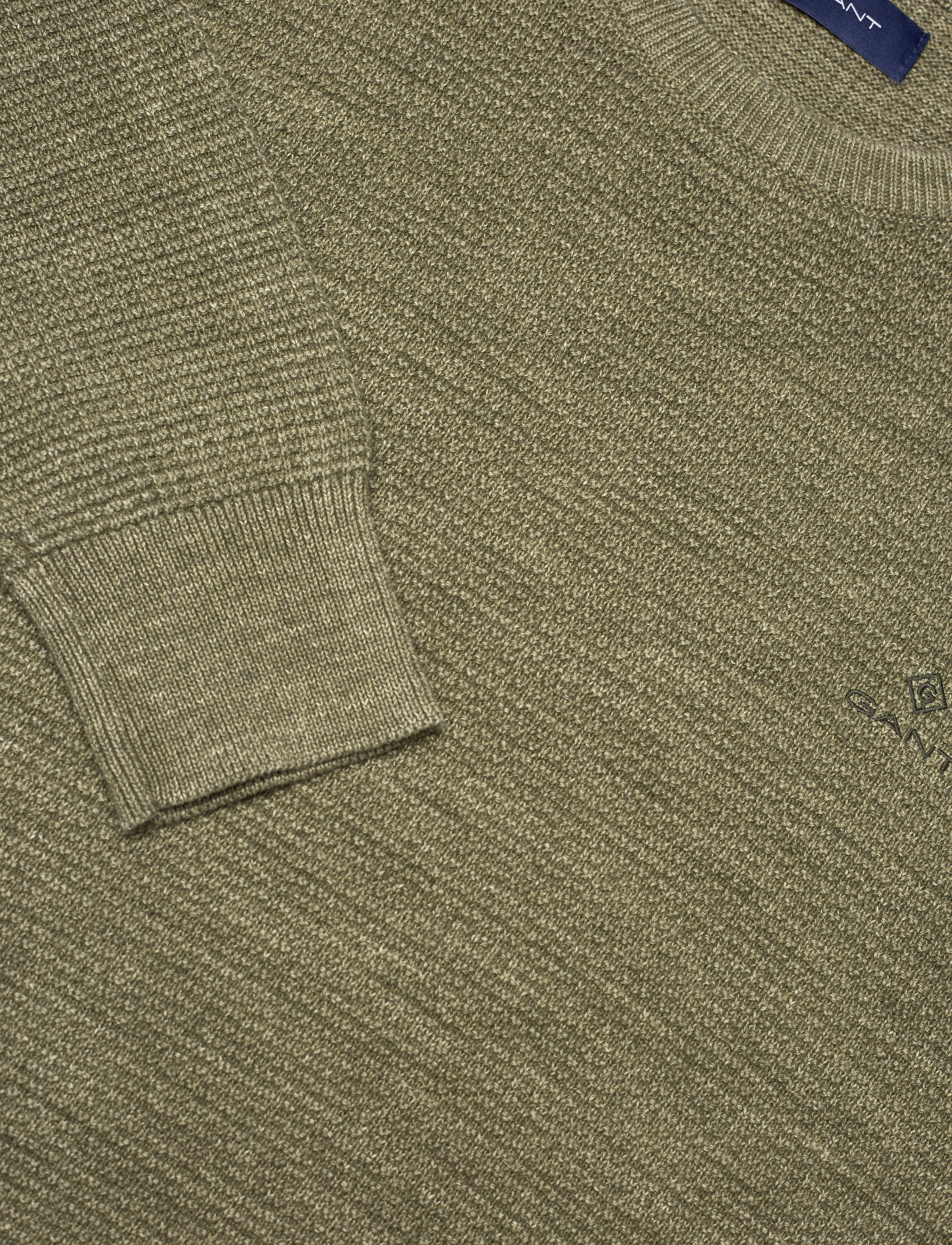 GANT - D2. SUNFADED C-NECK - juniper green - 2