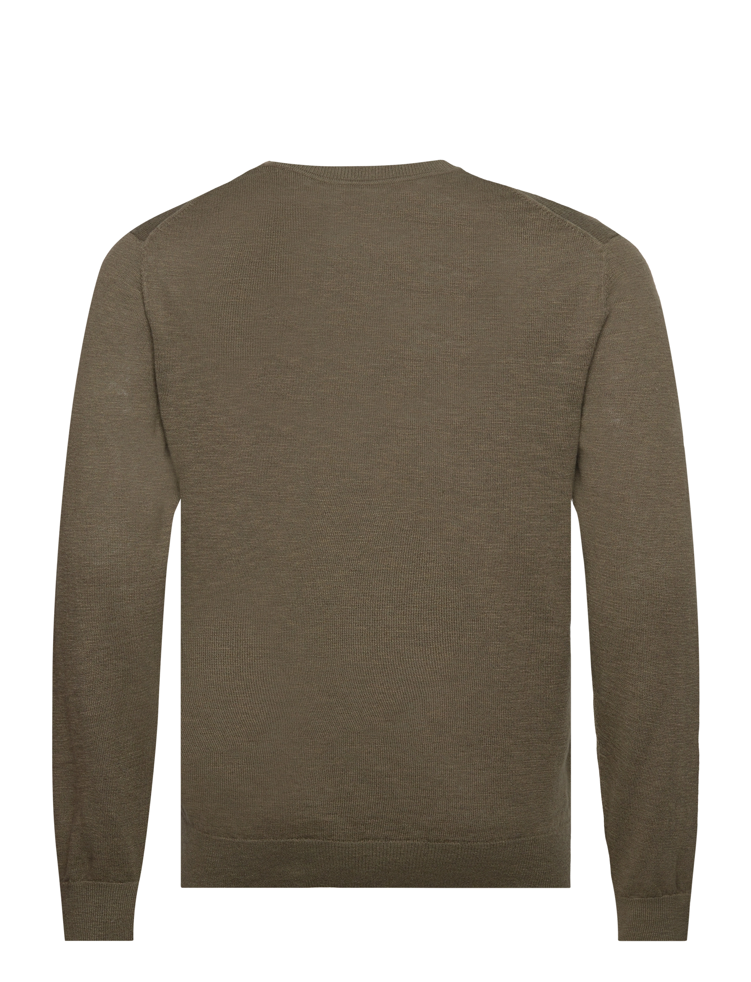GANT - COTTON LINEN C-NECK - juniper green - 1