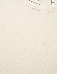 GANT - PIQUE T-SHIRT - short-sleeved t-shirts - cream - 2