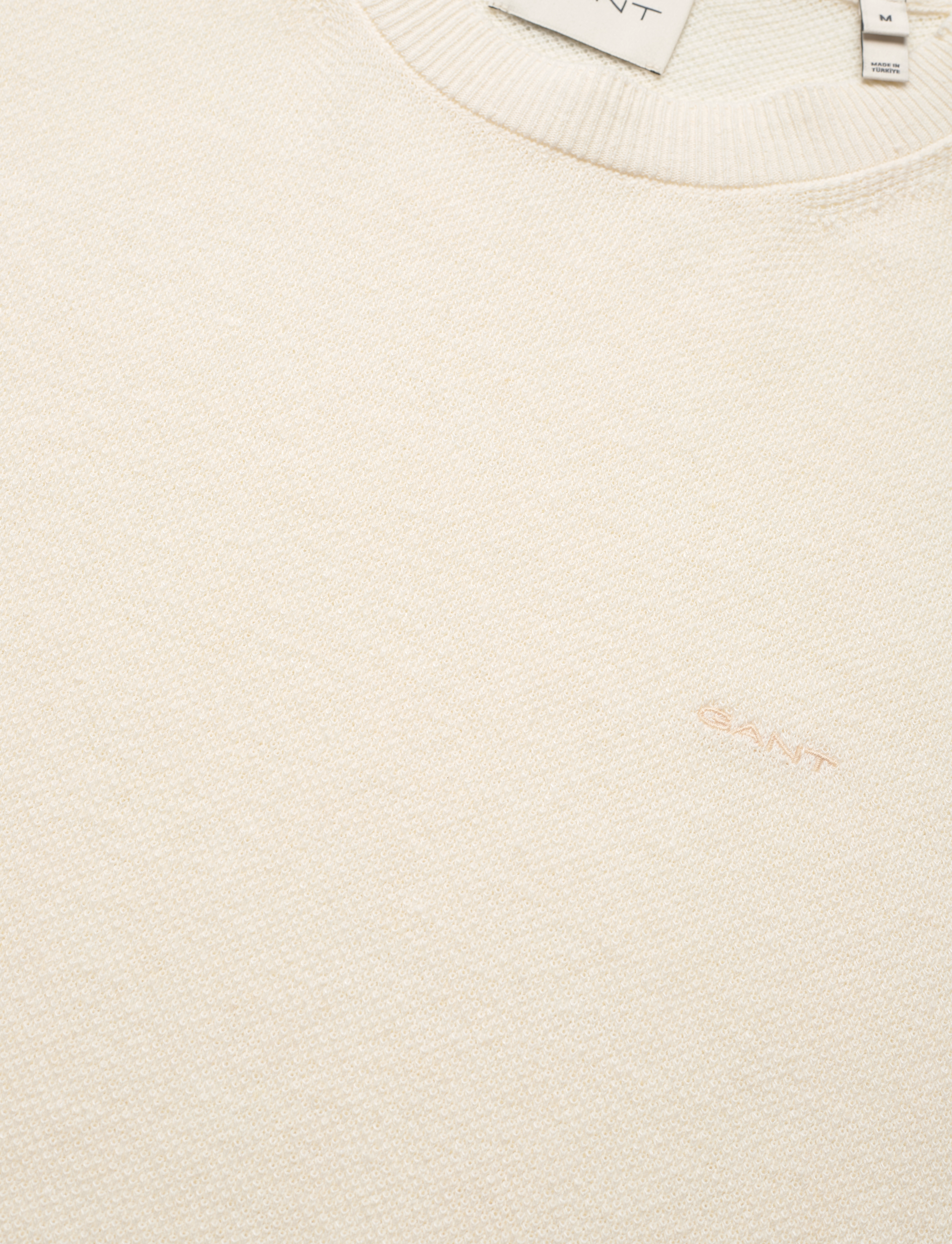 GANT - PIQUE T-SHIRT - cream - 2