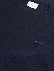 GANT - PIQUE T-SHIRT - kortärmade t-shirts - evening blue - 2