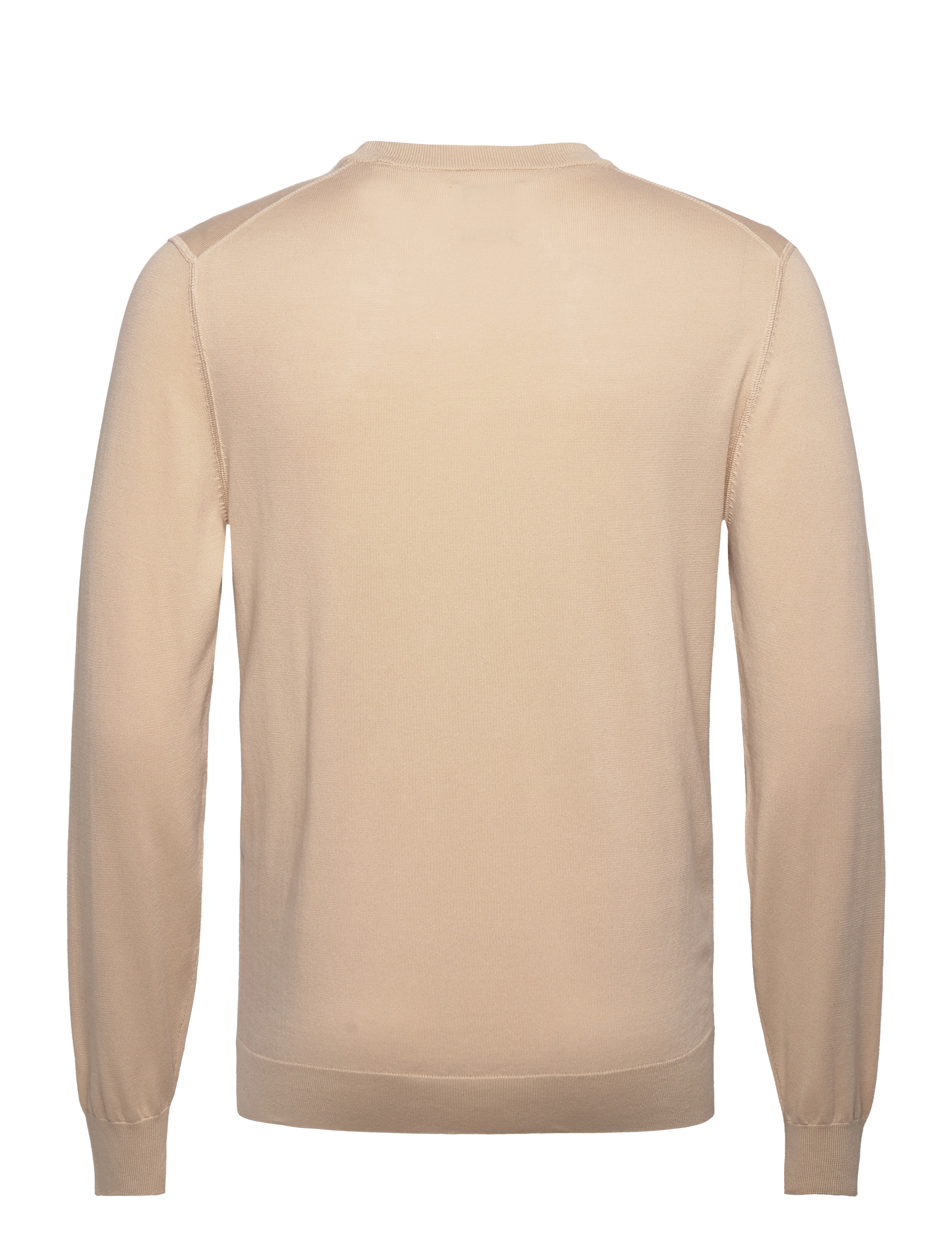 GANT - FINE COTTON C-NECK - dry sand - 1