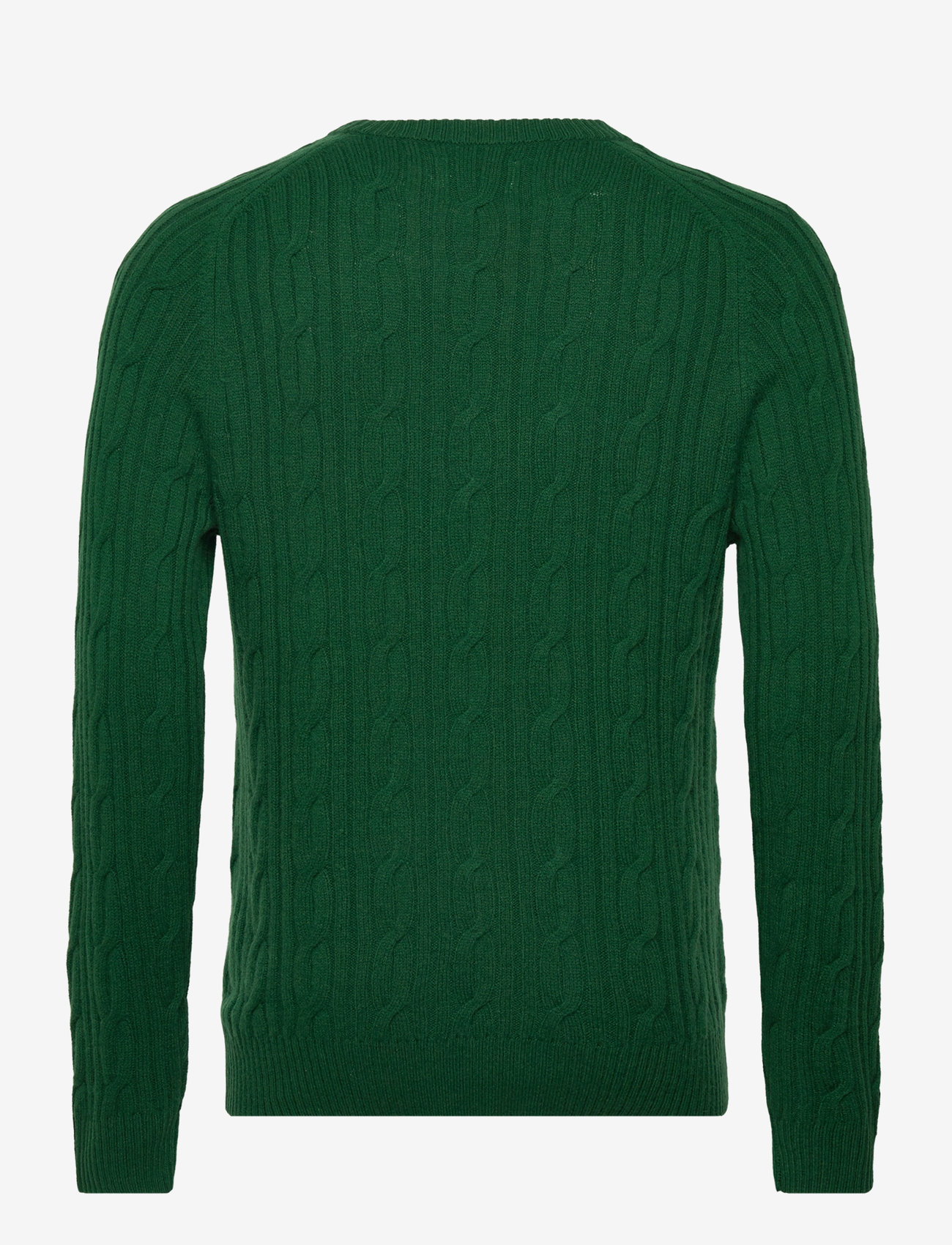 GANT - LAMBSWOOL CABLE C-NECK - forest green - 1