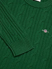 GANT - LAMBSWOOL CABLE C-NECK - rundhalsad - forest green - 2