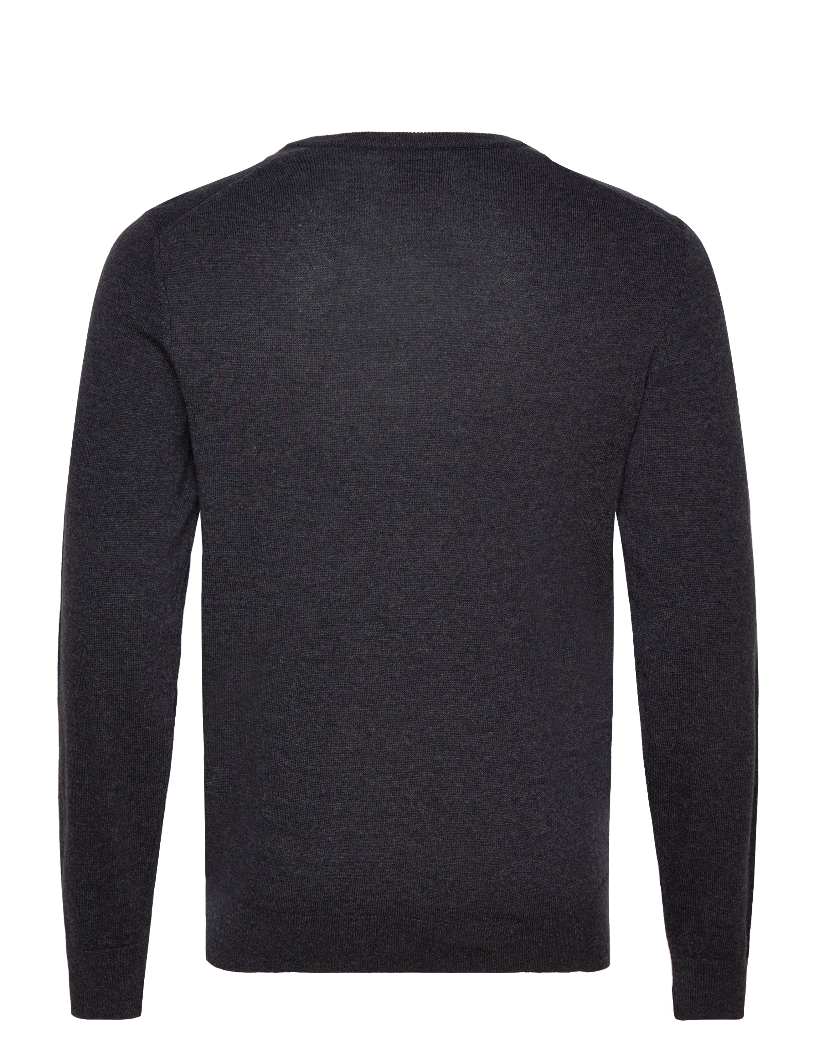 GANT - EXTRAFINE LAMBSWOOL V-NECK - dark navy melange - 1