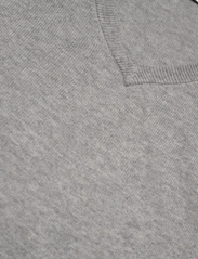 GANT - EXTRAFINE LAMBSWOOL V-NECK - basic knitwear - grey melange - 2