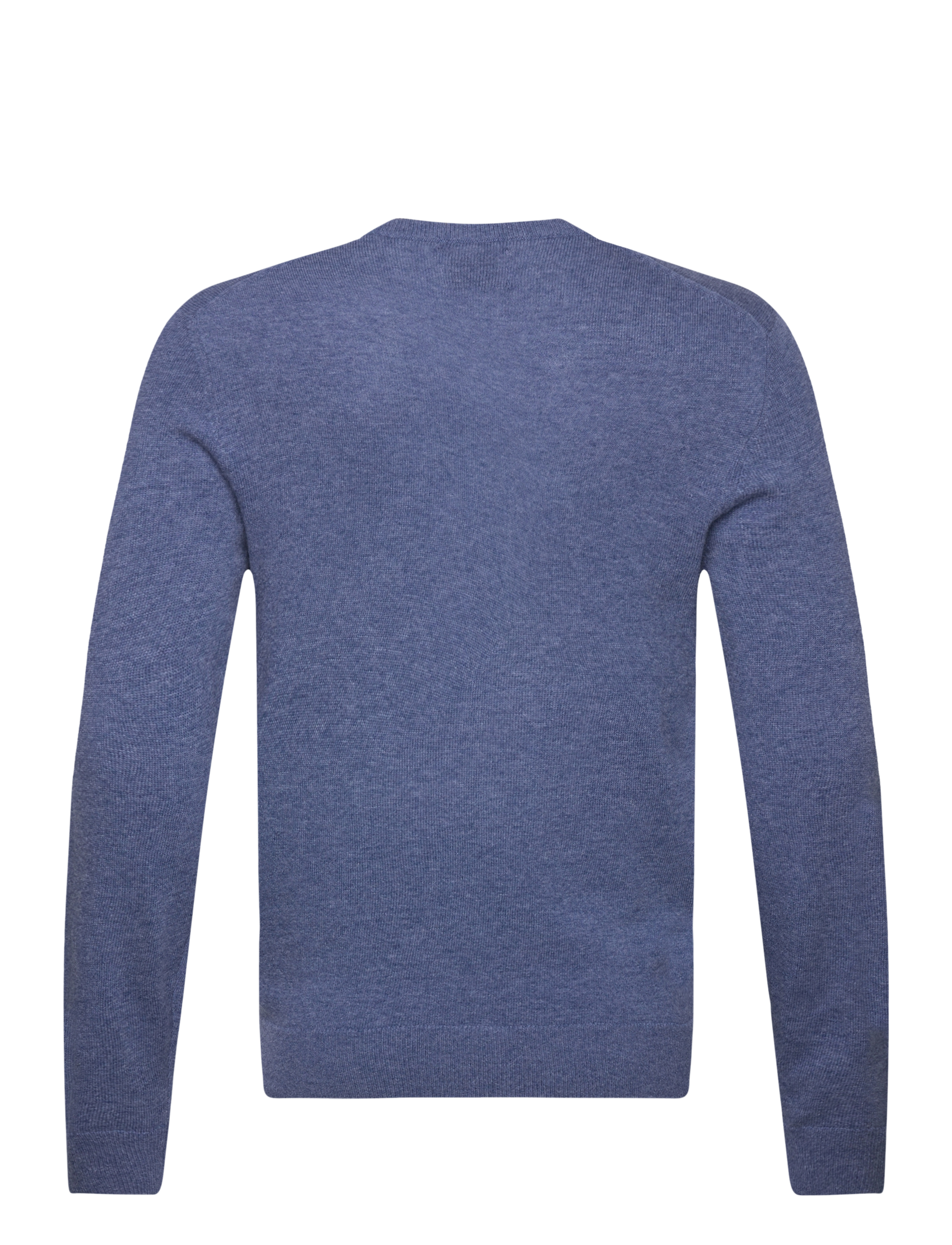 GANT - EXTRAFINE LAMBSWOOL V-NECK - stone blue melange - 1