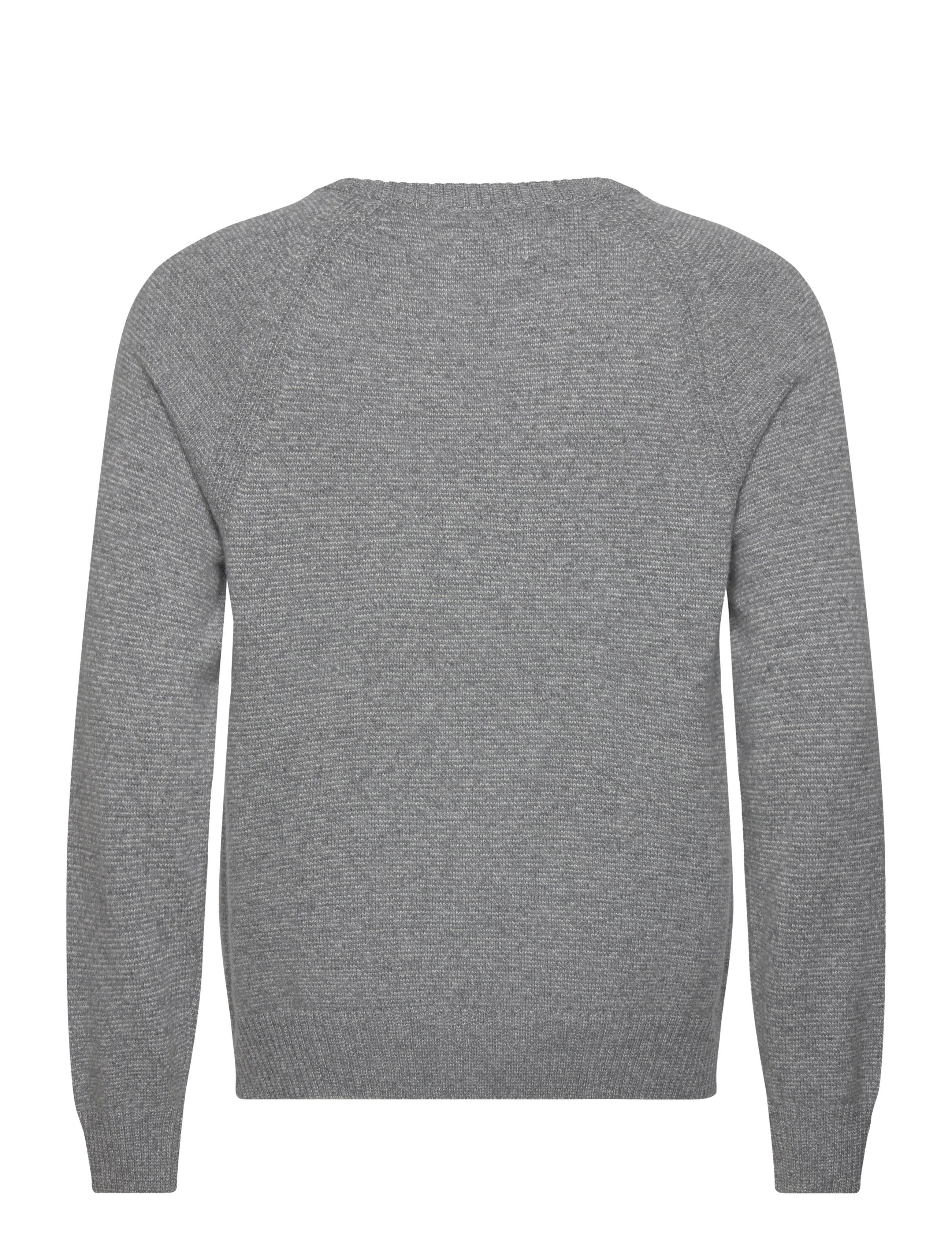 GANT - BICOLORED RAGLAN C-NECK - dark grey melange - 1