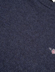 GANT - BICOLORED RAGLAN C-NECK - knitted round necks - dark navy melange - 2