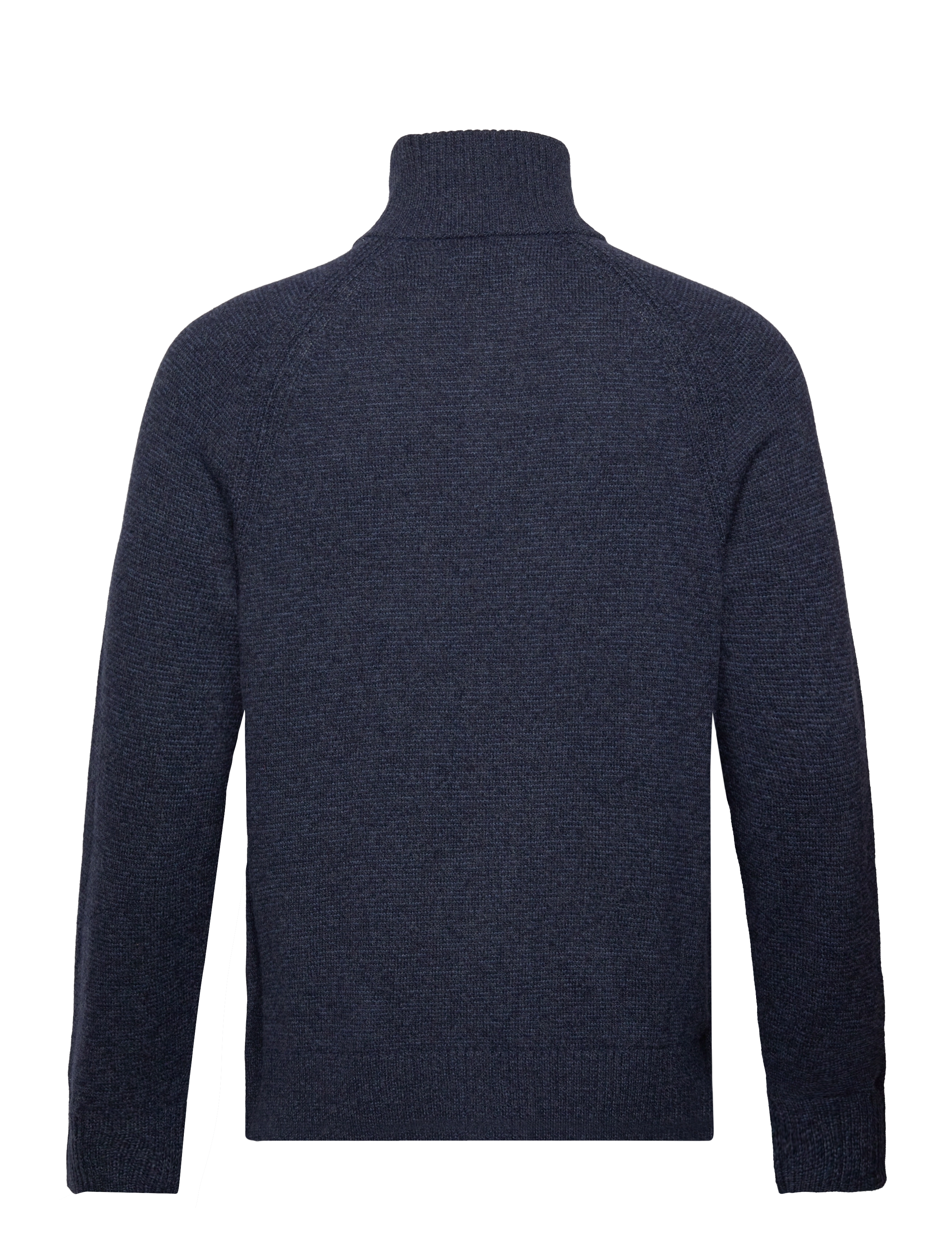 GANT - BICOLORED RAGLAN H-ZIP - dark navy melange - 1