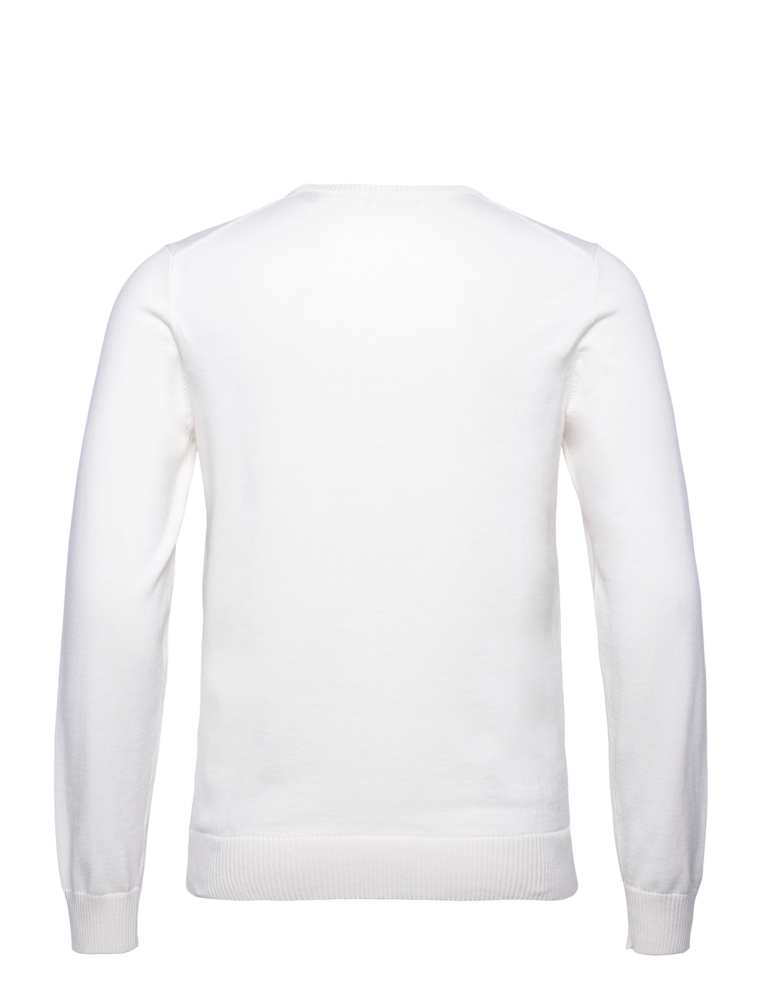 GANT - COTTON C-NECK - cream - 1