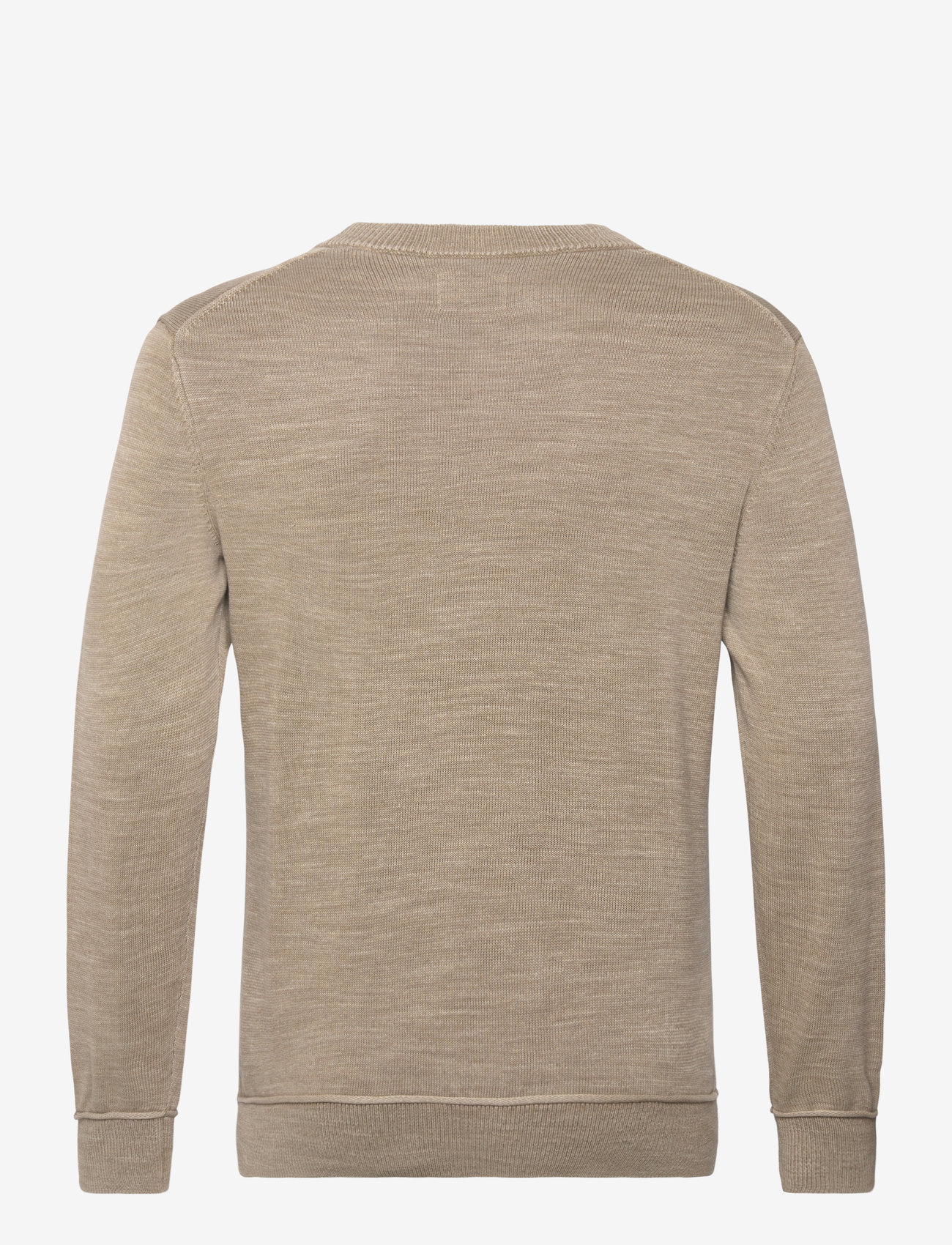 Gant - PLAIN SUNFADED COTTON C-NECK - rund hals - dried khaki - 1