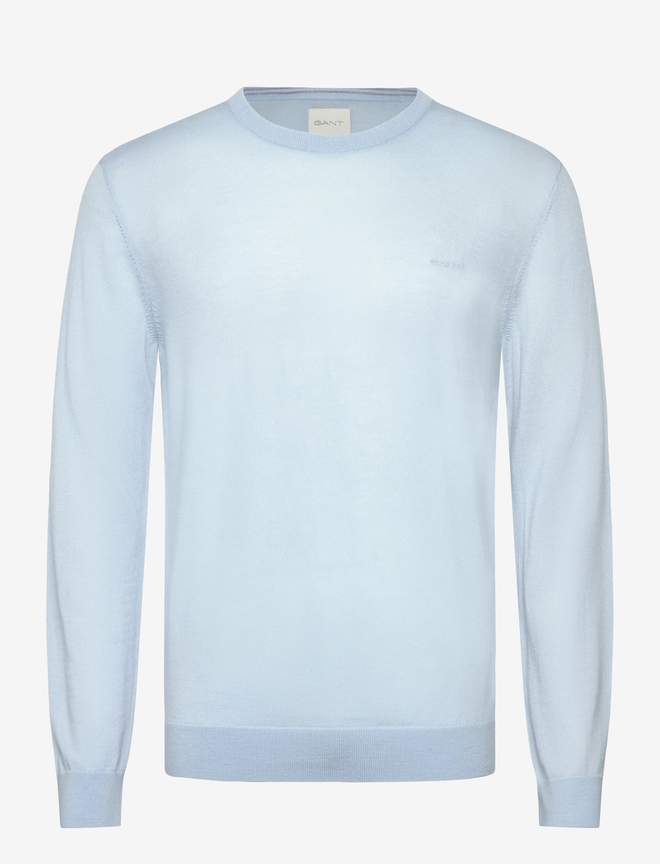 GANT - EXTRAFINE MERINO WOOL C-NECK - rund hals - fresh blue - 0