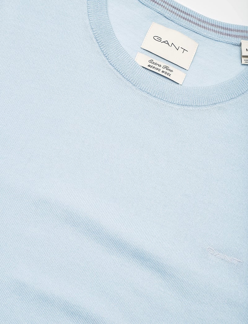 GANT - EXTRAFINE MERINO WOOL C-NECK - rund hals - fresh blue - 2