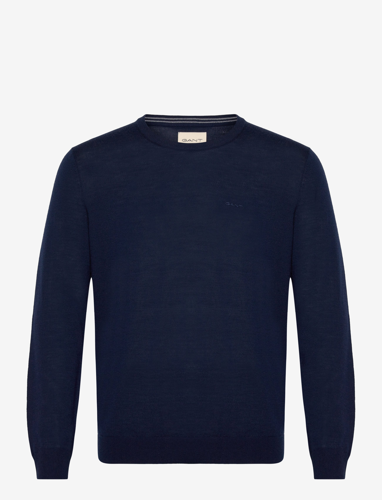 GANT - EXTRAFINE MERINO WOOL C-NECK - rundhals - marine - 1