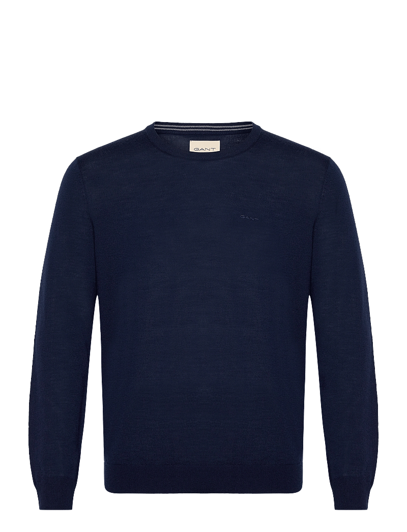 GANT - EXTRAFINE MERINO WOOL C-NECK - rundhals - marine - 1