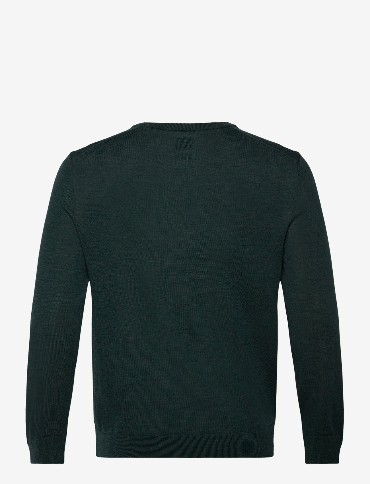 GANT - EXTRAFINE MERINO WOOL C-NECK - rund hals - tartan green - 1