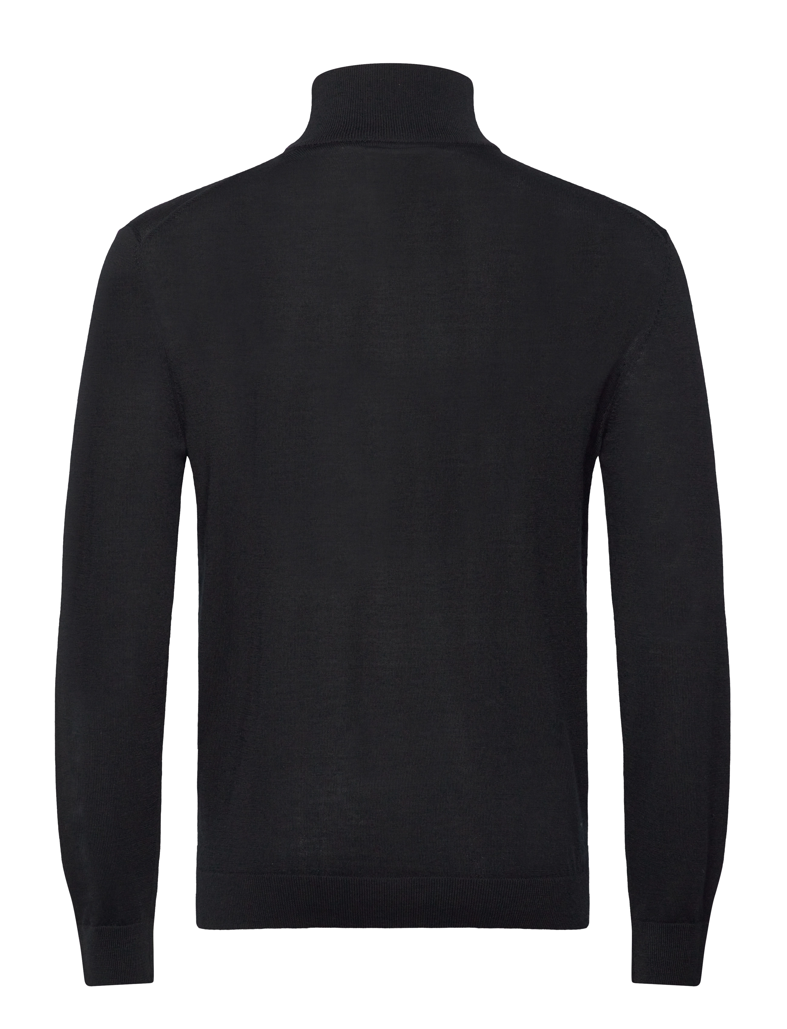 Gant - EXTRAFINE MERINO WOOL HALF ZIP - men - black - 1