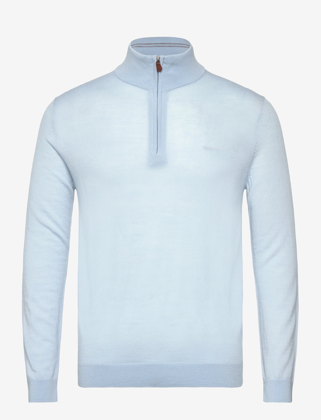 GANT - EXTRAFINE MERINO WOOL HALF ZIP - tõmblukk-kaelusega džemprid - fresh blue - 0
