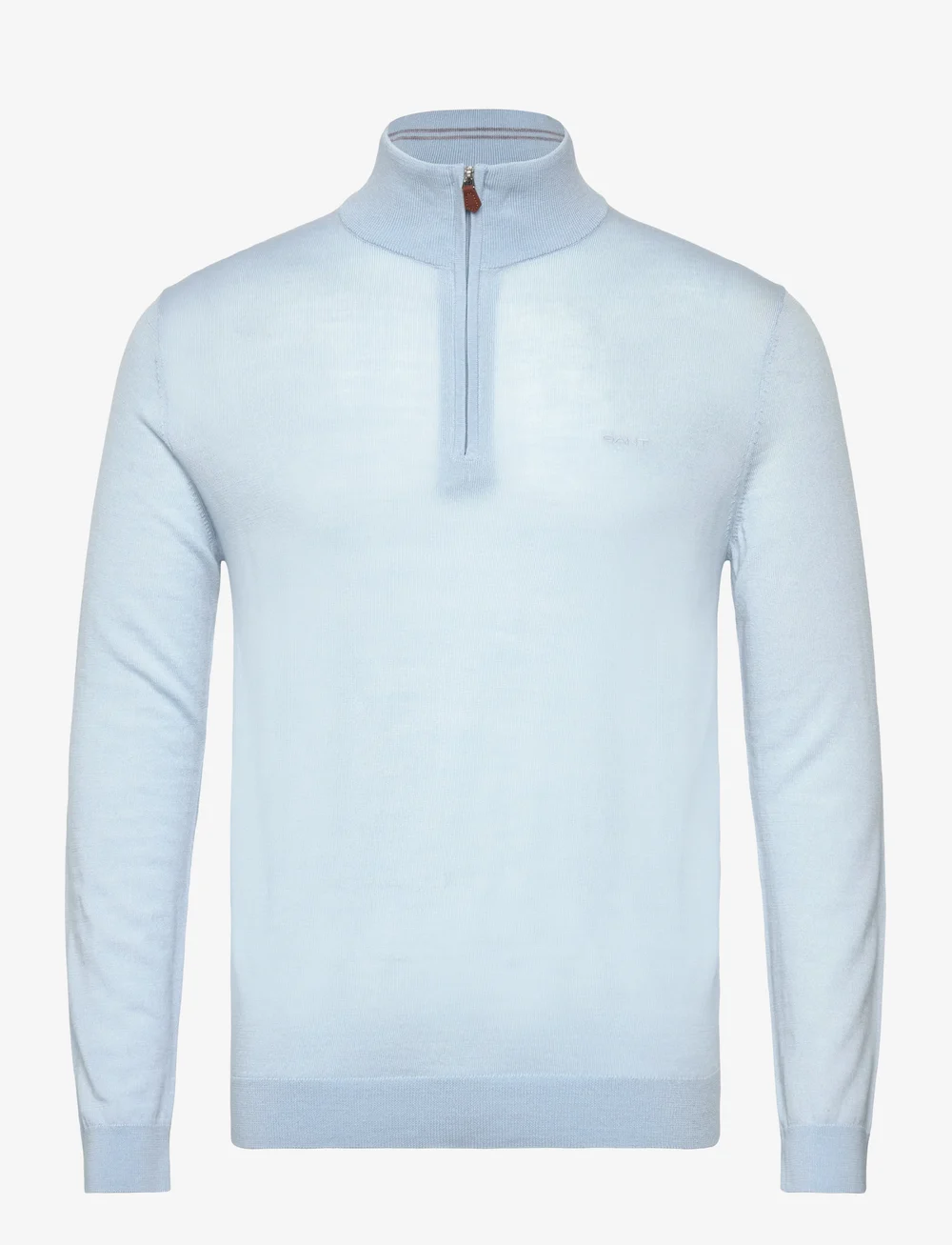 GANT - EXTRAFINE MERINO WOOL HALF ZIP - half zip-trøjer - fresh blue - 0