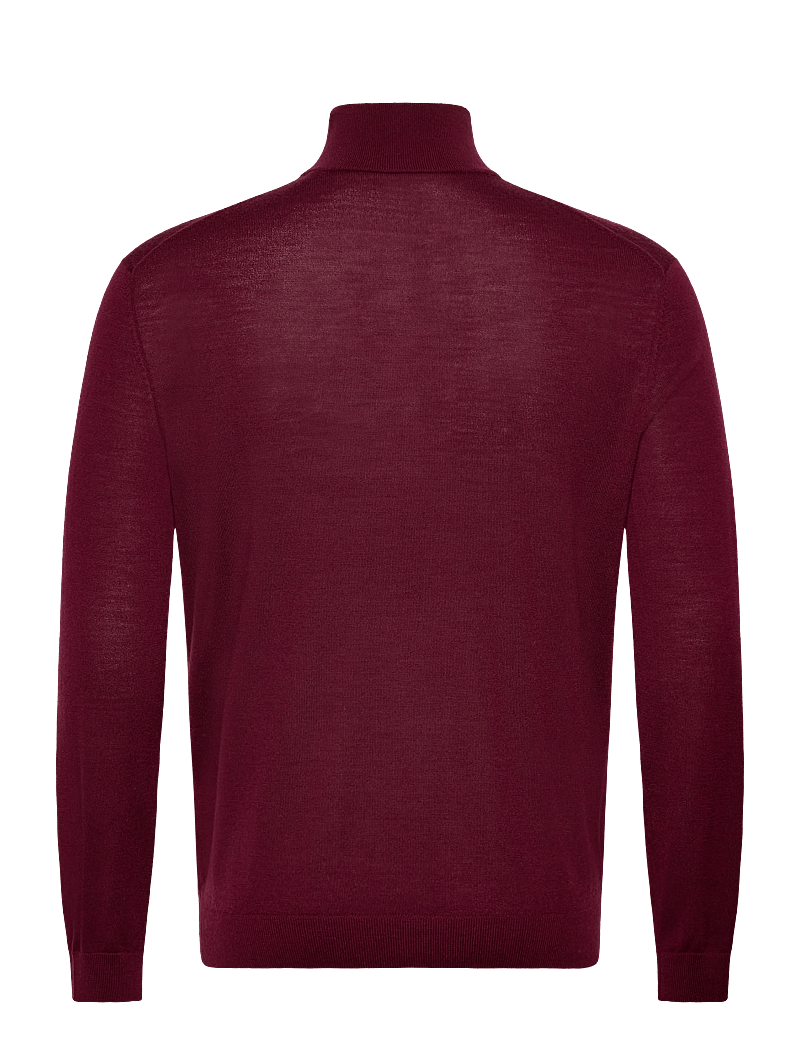GANT - EXTRAFINE MERINO WOOL HALF ZIP - half zip - wine red - 1