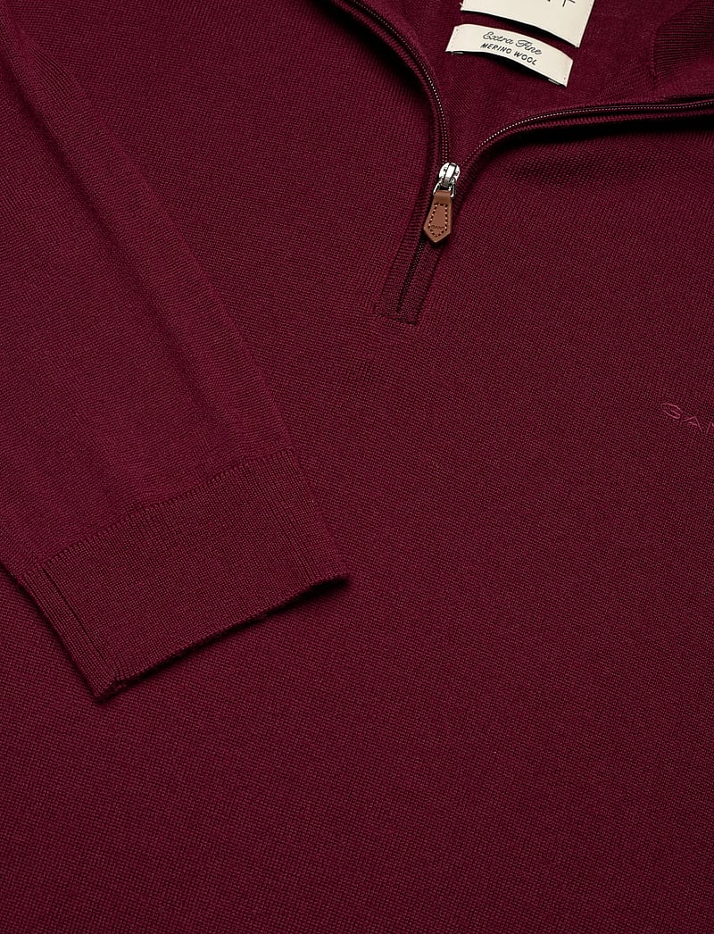 GANT - EXTRAFINE MERINO WOOL HALF ZIP - half zip - wine red - 2
