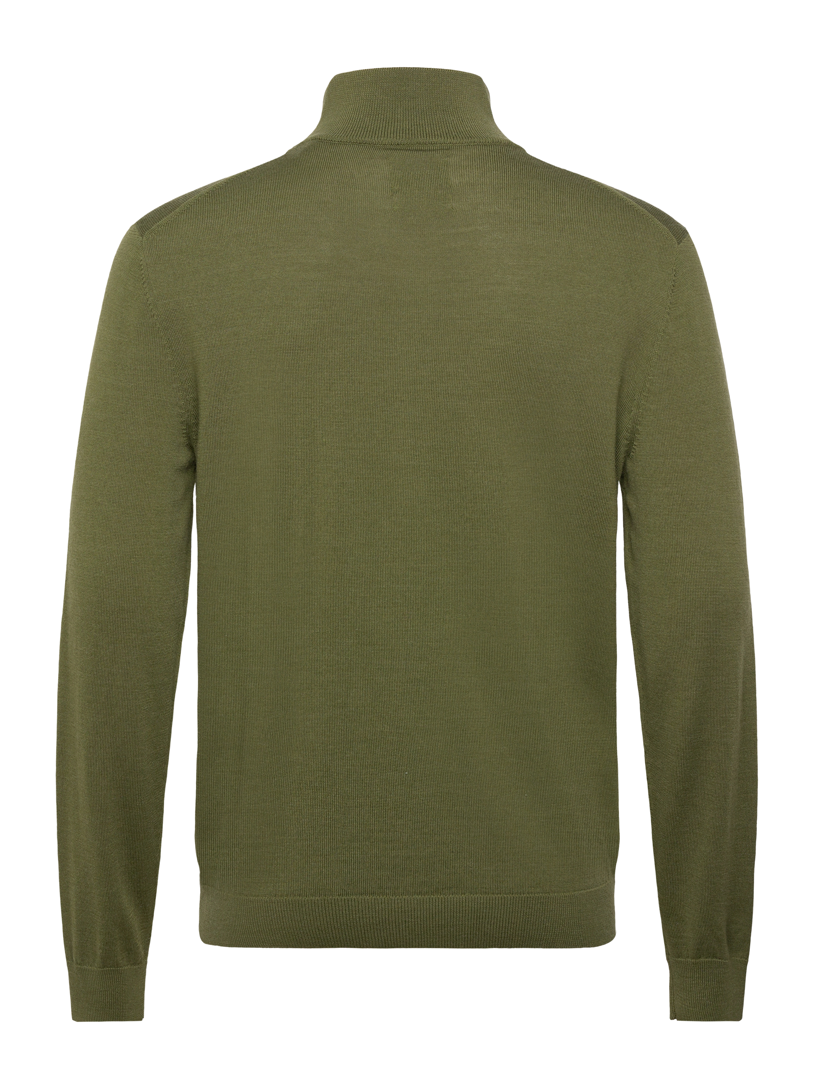 Gant - EXTRAFINE MERINO WOOL ZIP CARDIGAN - full zip strik - dark cactus melange - 1