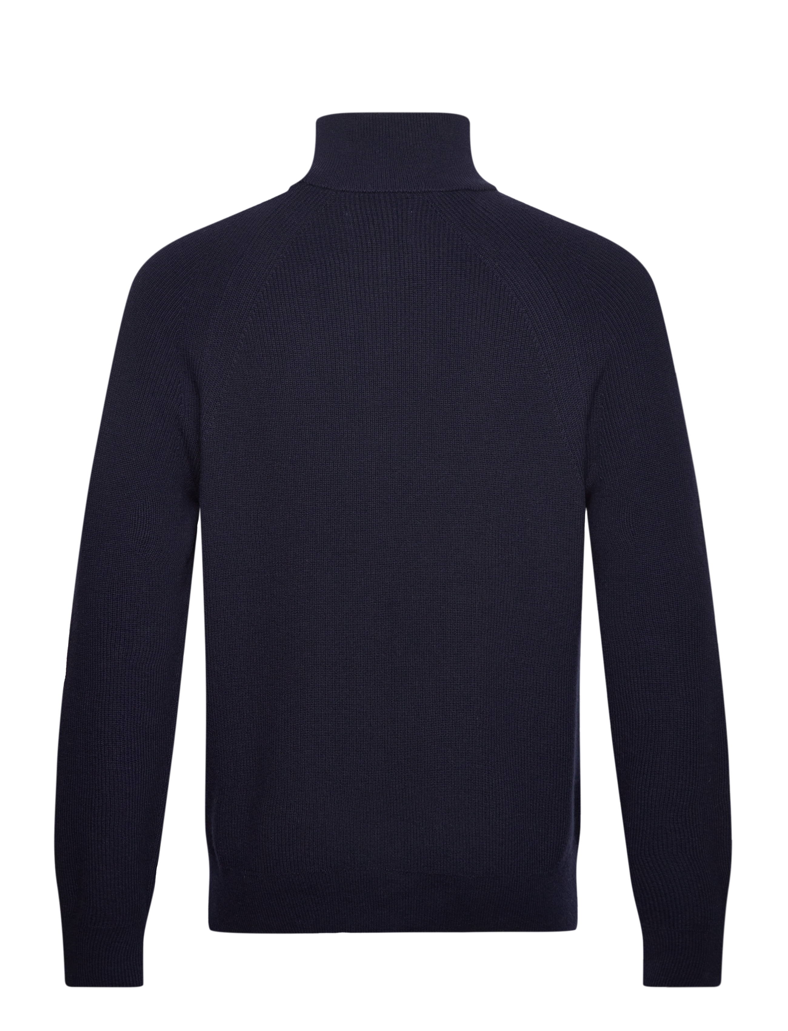 Gant - COTTON WOOL RIB HALF ZIP - mænd - evening blue - 2
