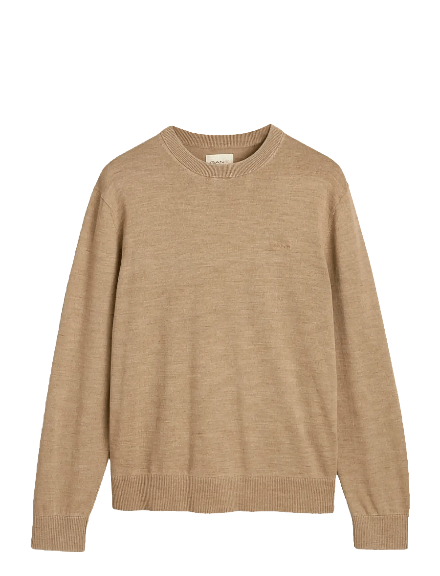 Gant - SUNFADED C-NECK - Ümara kaelusega - dry sand - 1