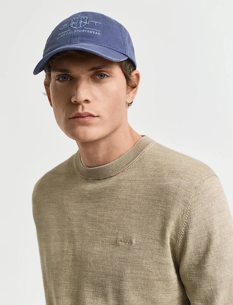 GANT - SUNFADED C-NECK - rundhals - dry sand - 3