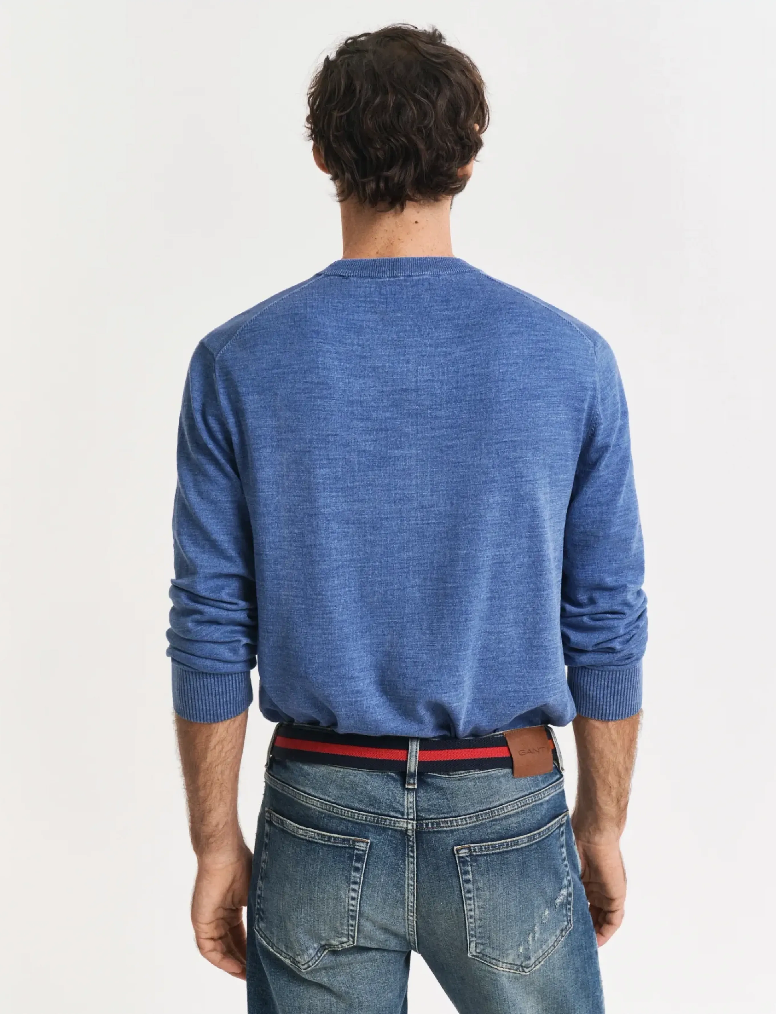 Gant - SUNFADED C-NECK - rundhalsad - persian blue - 2