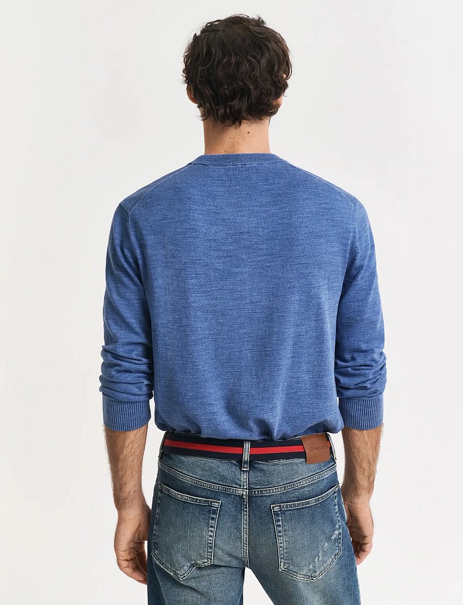 Gant - SUNFADED C-NECK - rund hals - persian blue - 2