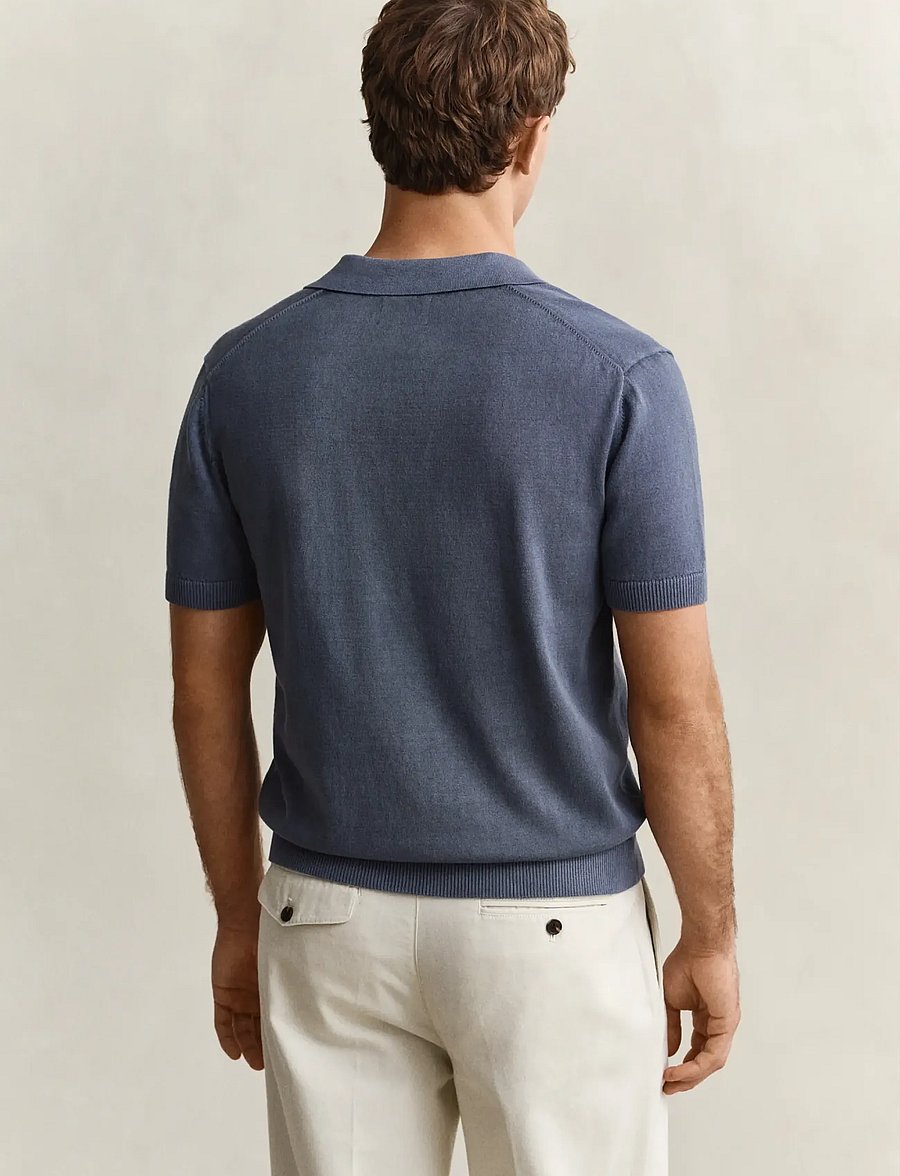 Gant - SUNFADED SS POLO - kurzärmelig - classic blue - 2