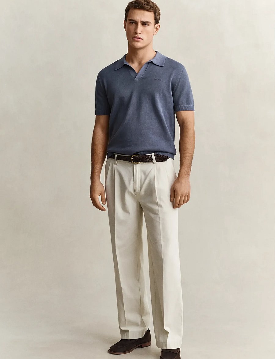 Gant - SUNFADED SS POLO - kurzärmelig - classic blue - 4