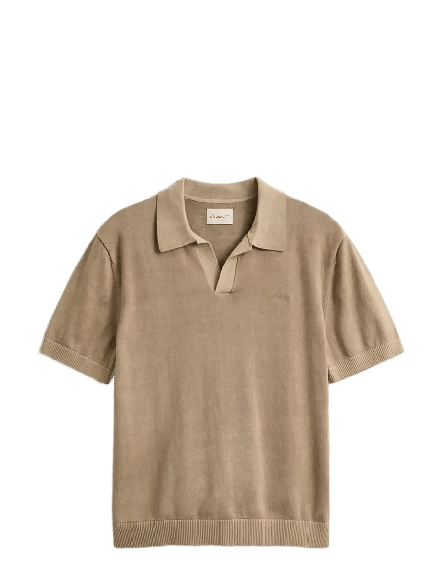 Gant - SUNFADED SS POLO - kurzärmelig - dark khaki - 1