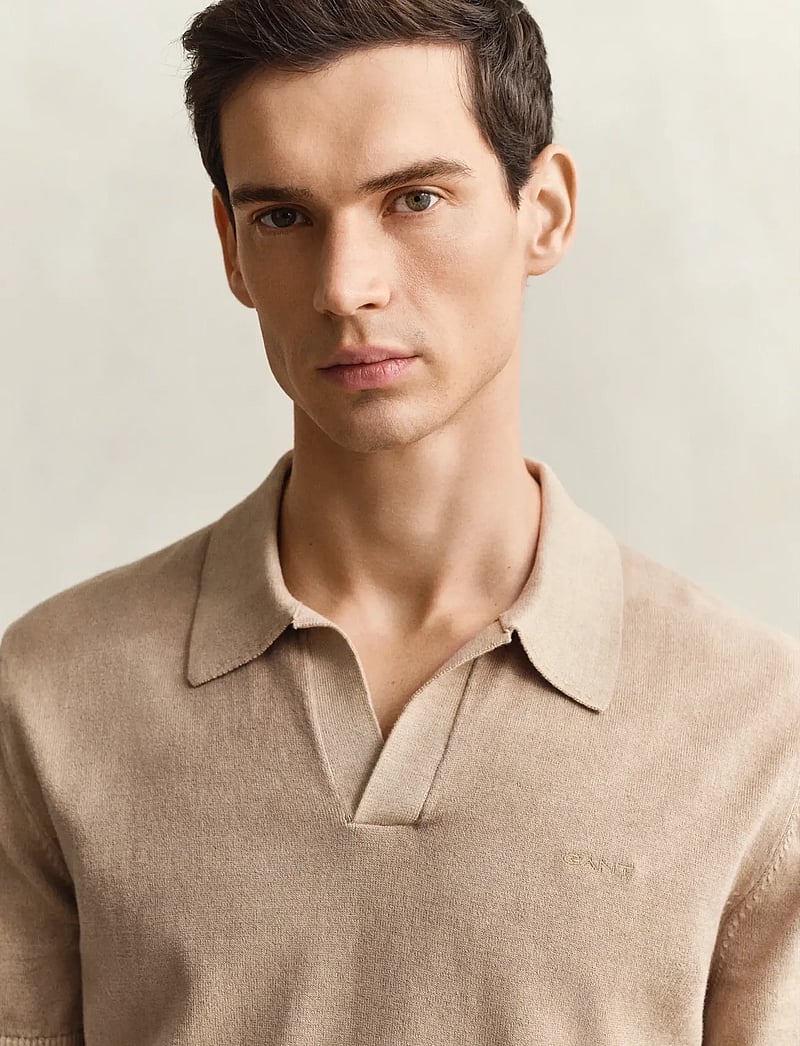 Gant - SUNFADED SS POLO - polo marškinėliai trumpomis rankovėmis - dark khaki - 3